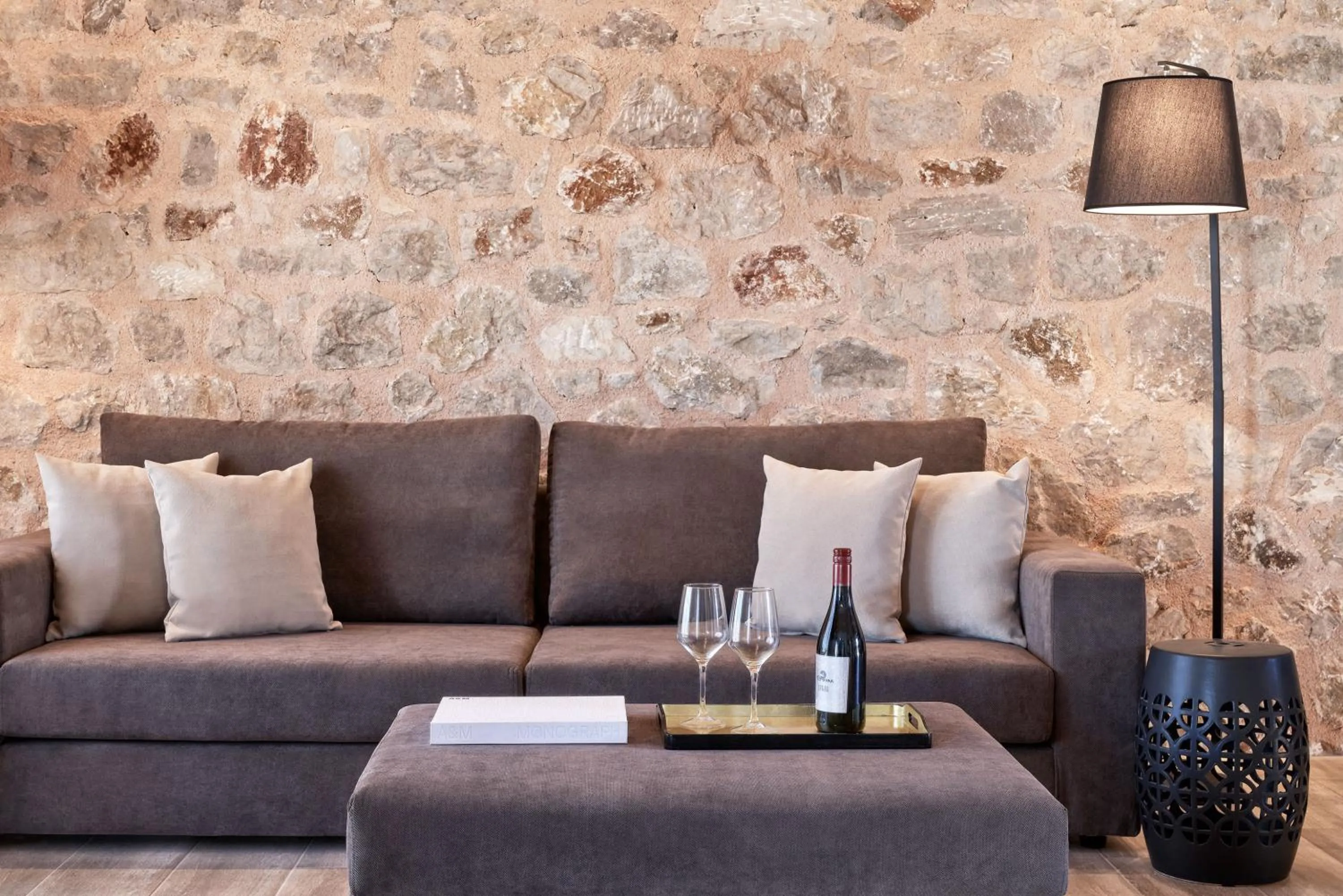 Seating area in Anar Villas Rhodes