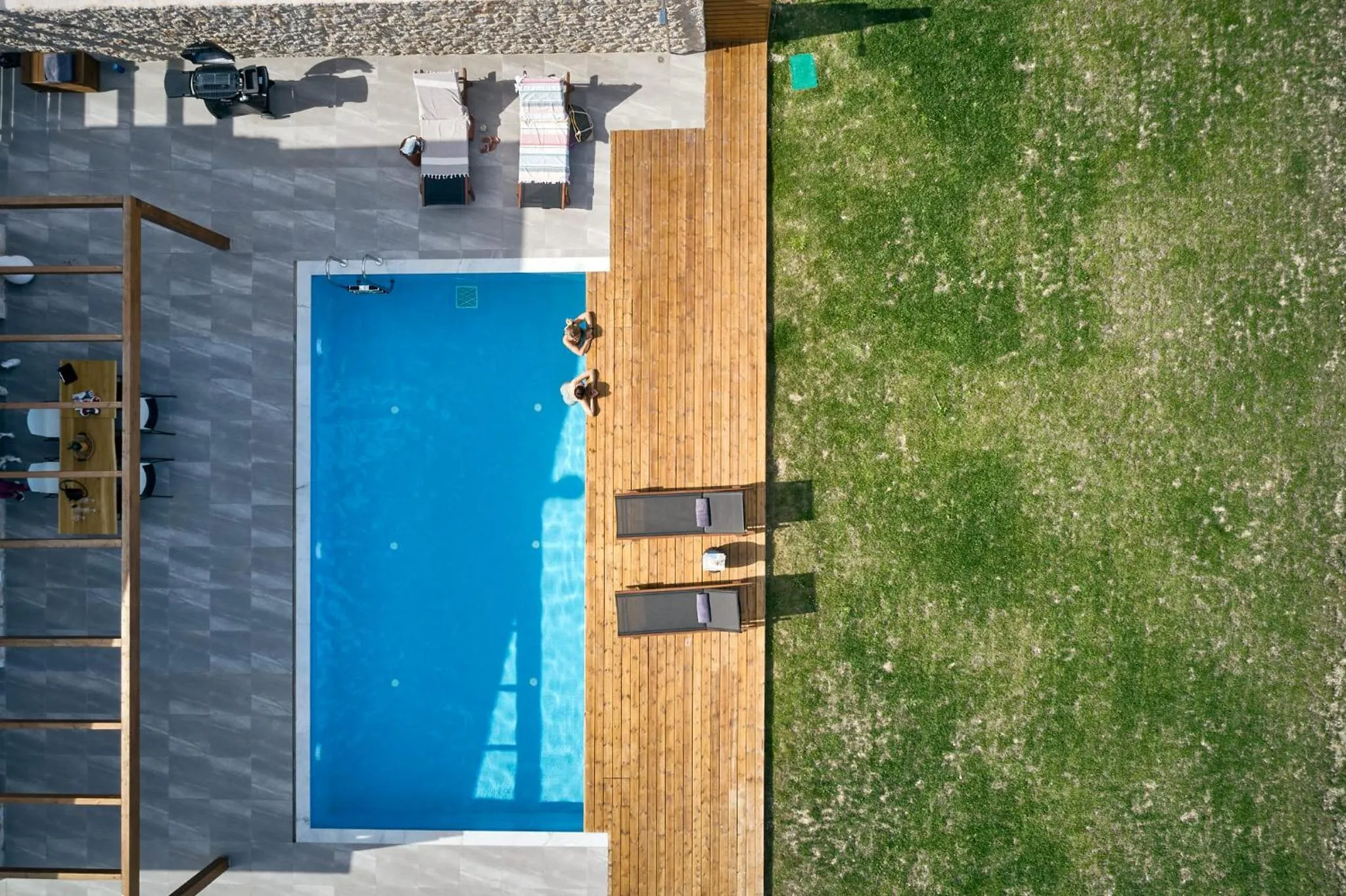 Pool view in Anar Villas Rhodes