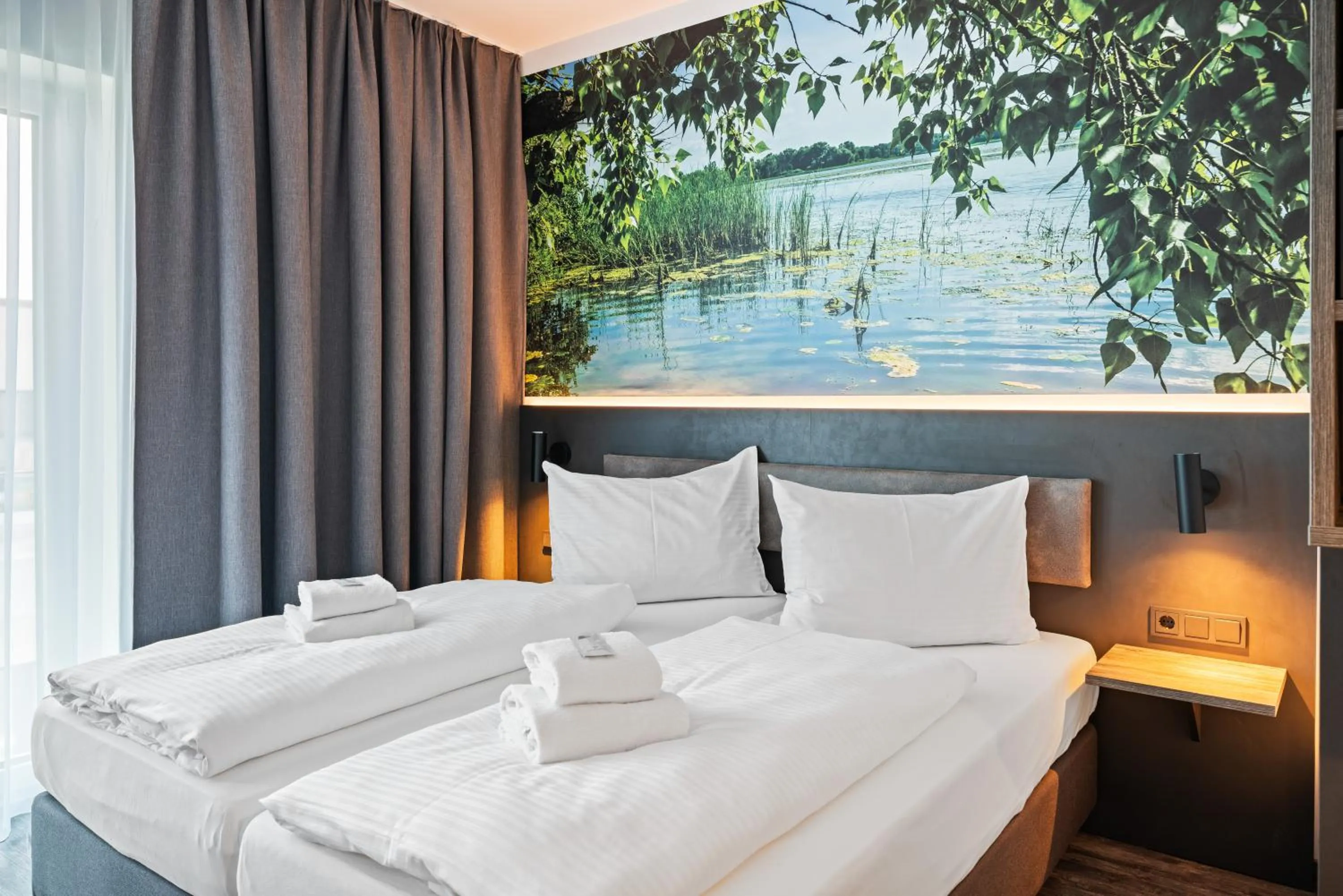 Photo of the whole room, Bed in Hotel Amper