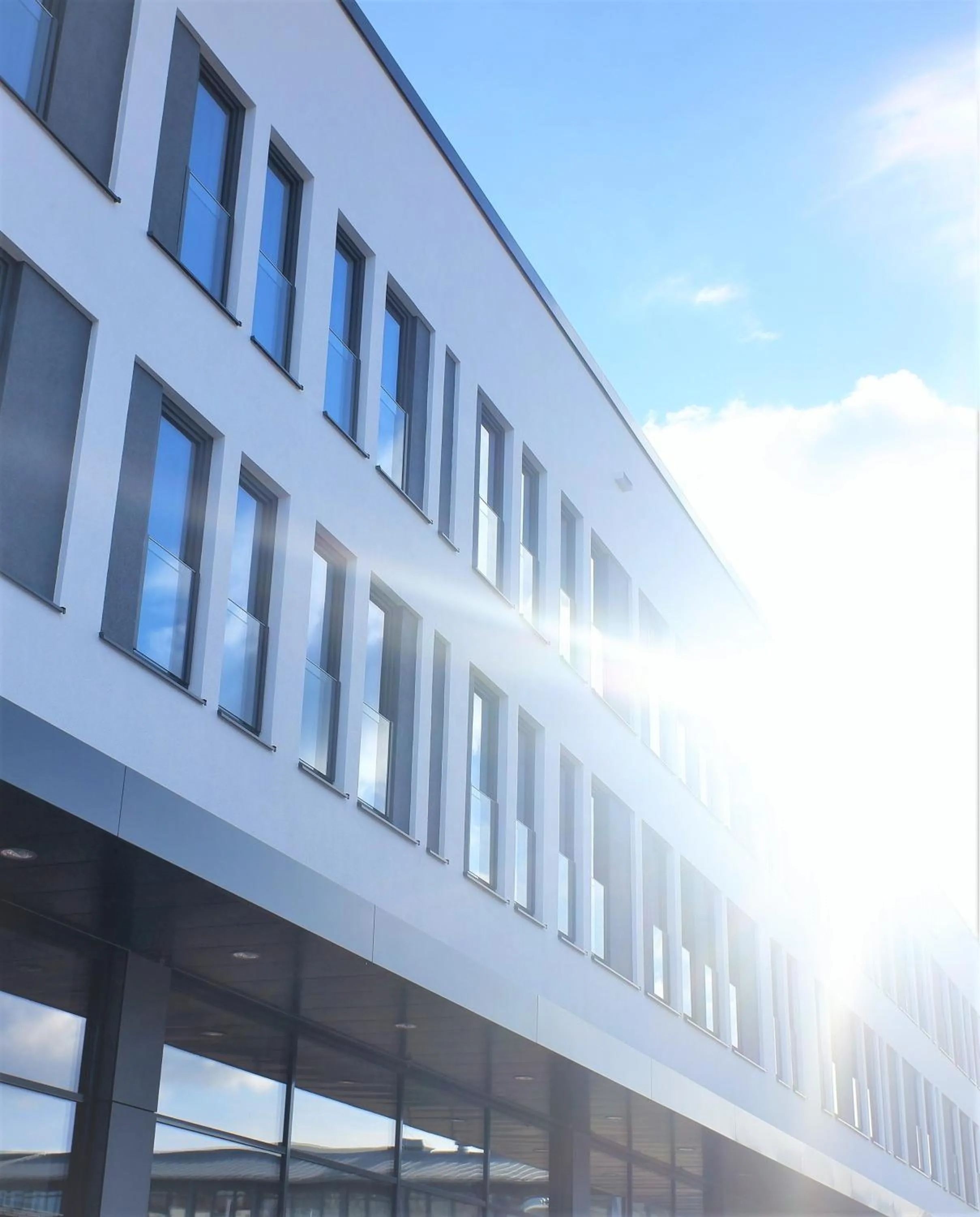 Property building in Hotel Amper