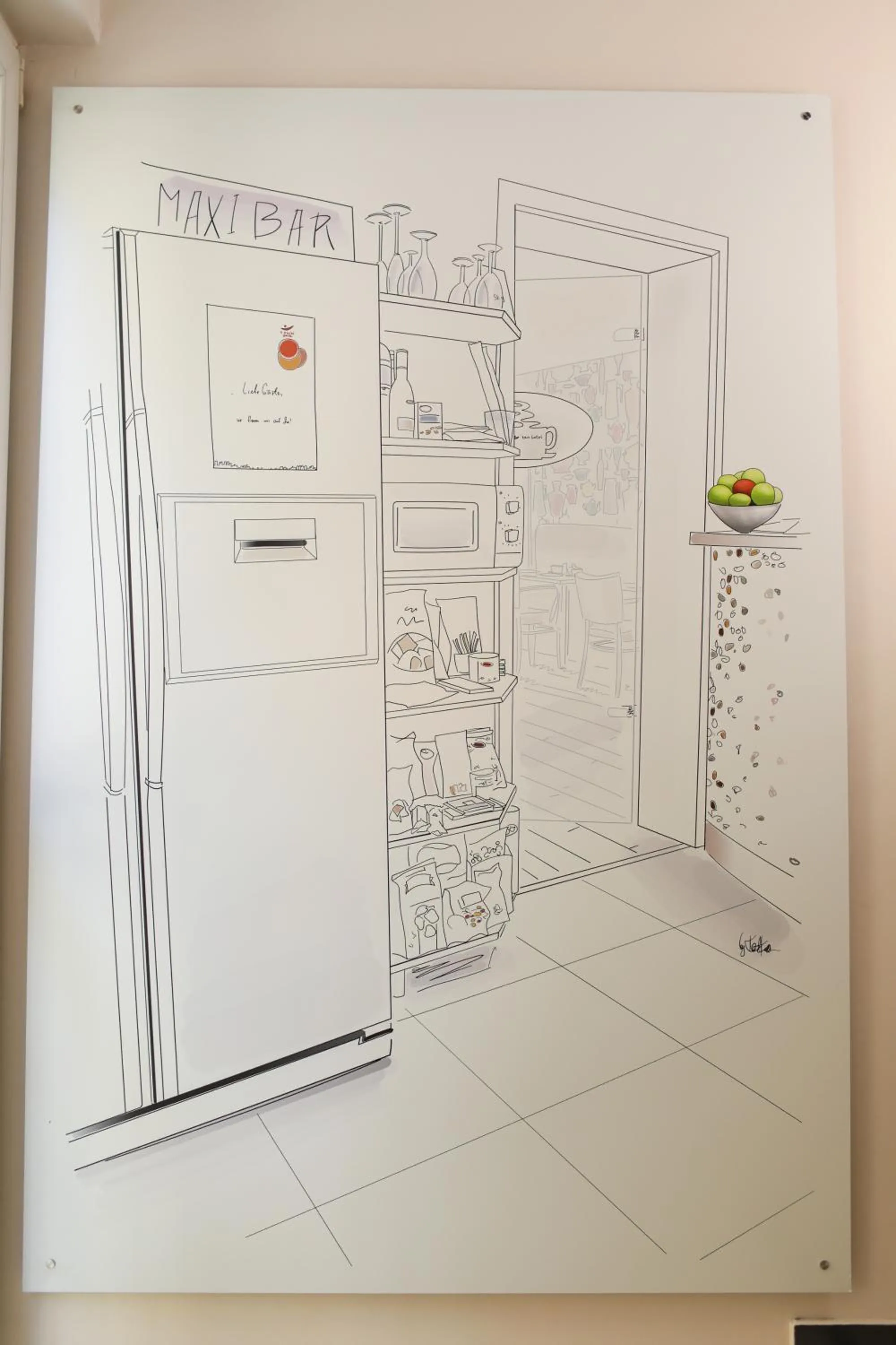 Lobby or reception in Town Hotel Wiesbaden - kleines Privathotel in Bestlage