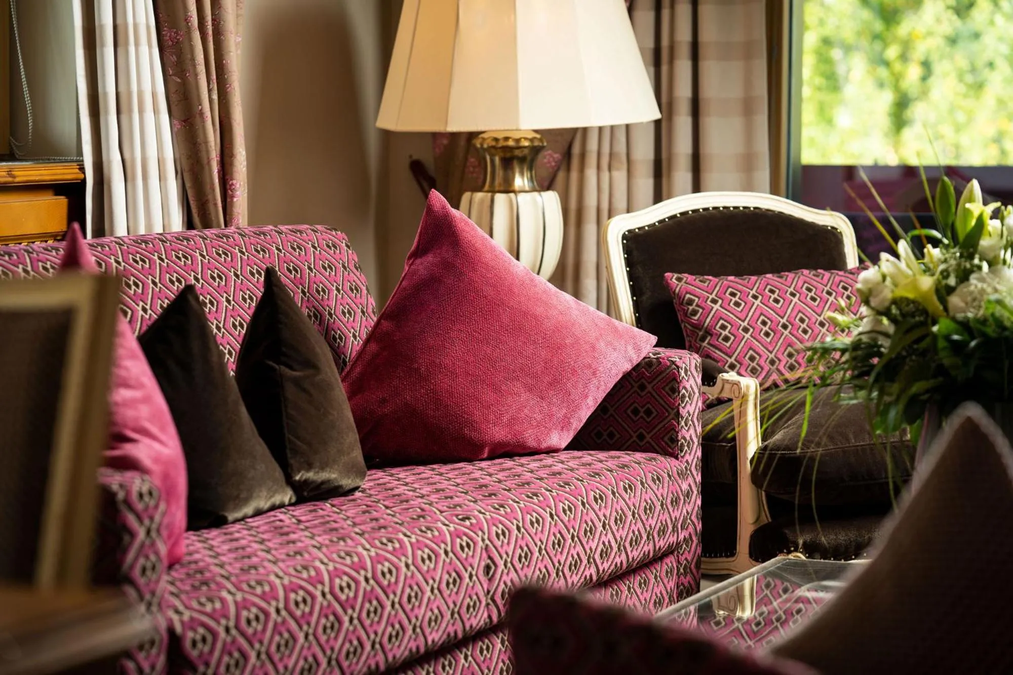 Living room in die Krone von Lech - Romantikhotel - Luxushotel in bester Lage