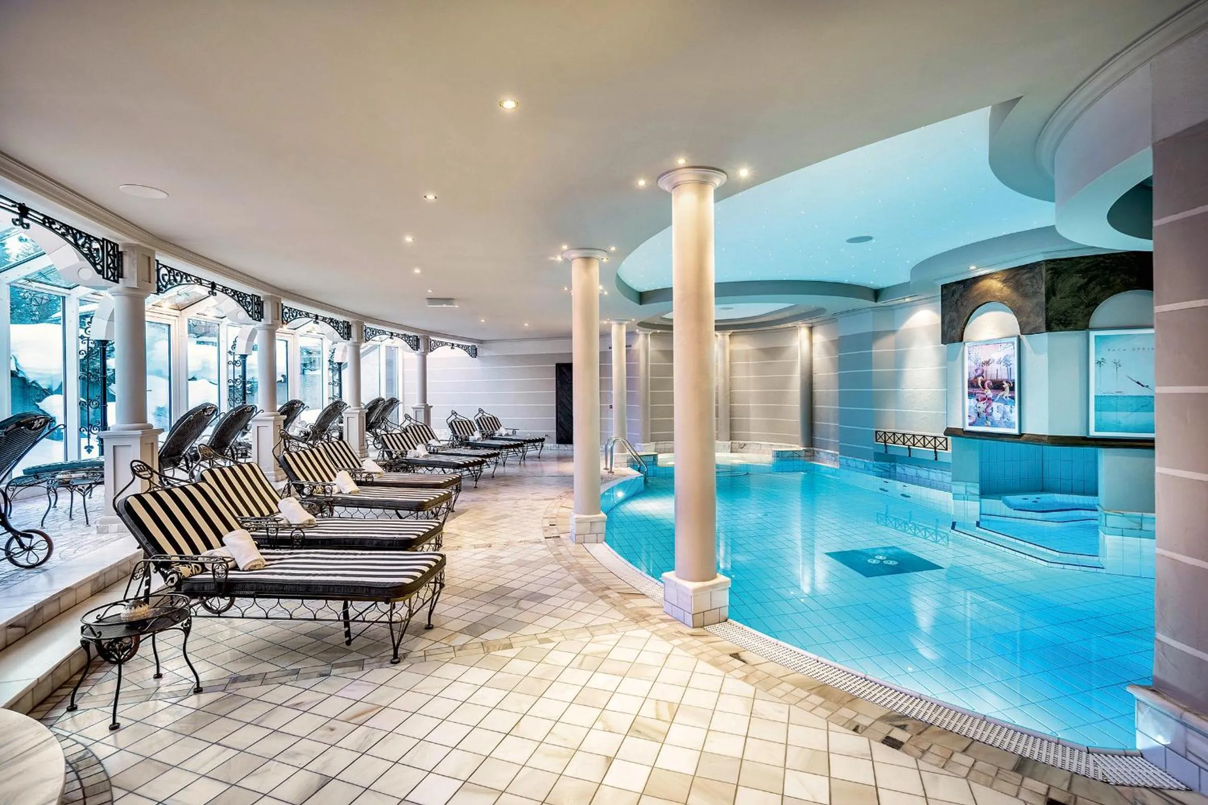 Spa and wellness centre/facilities in die Krone von Lech - Romantikhotel - Luxushotel in bester Lage