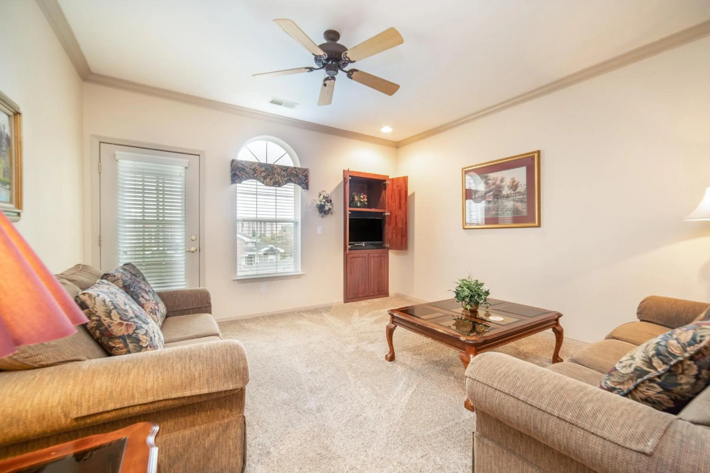 Living room in Legacy at Thousand Hills