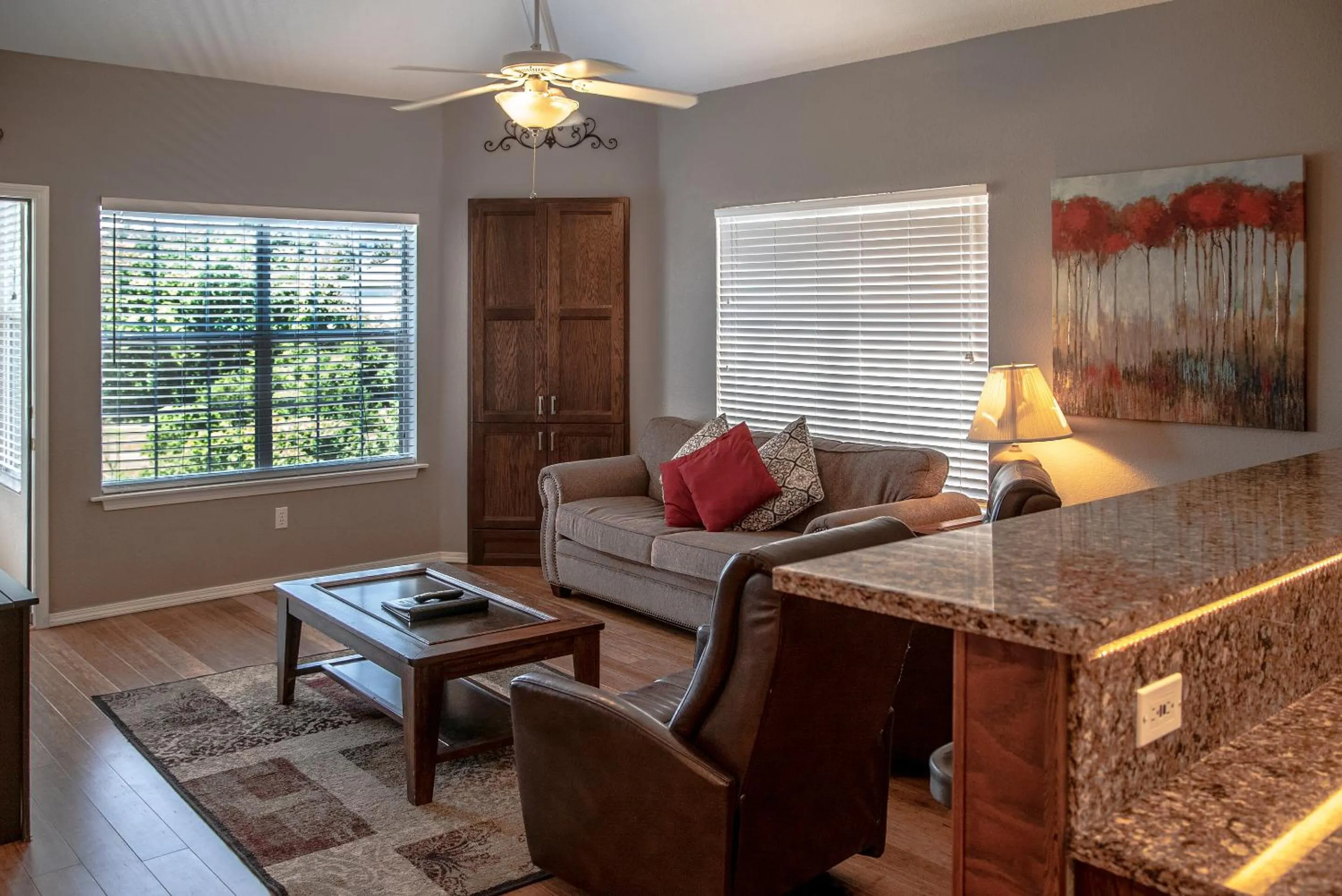 Living room in Legacy at Thousand Hills