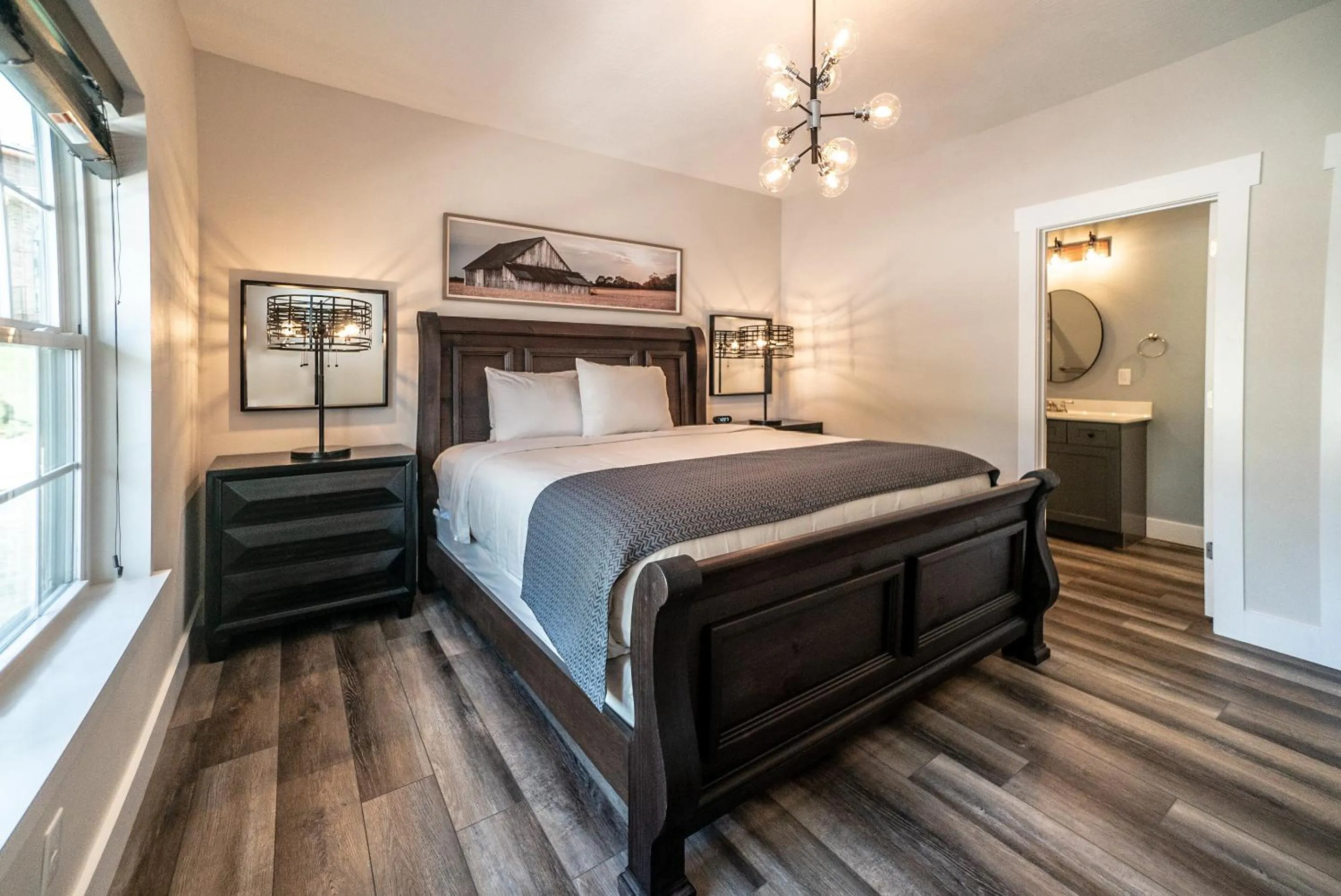 Bed in Reunion Lodges at Thousand Hills