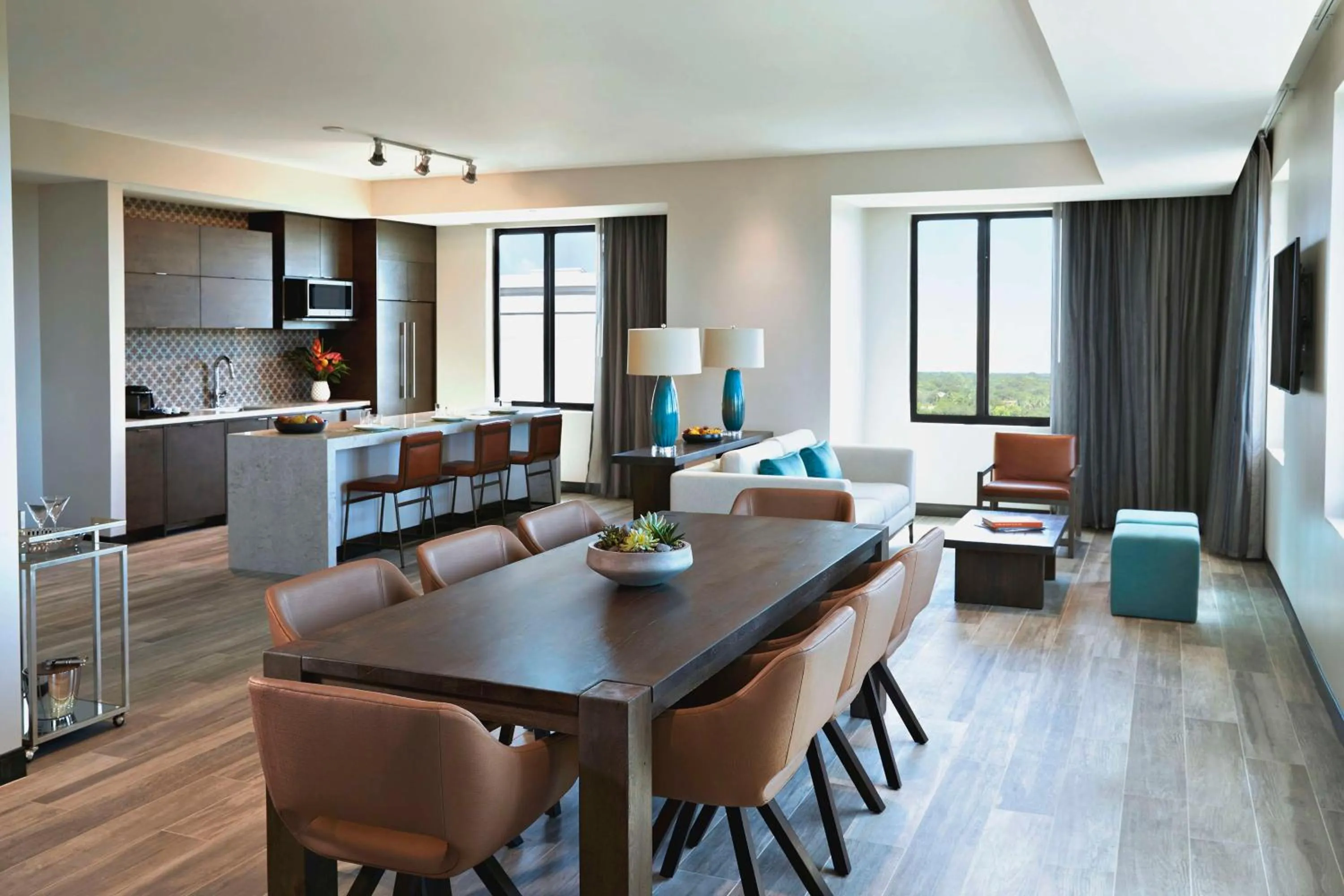 Living room in THesis Hotel Miami Coral Gables, Curio Collection by Hilton