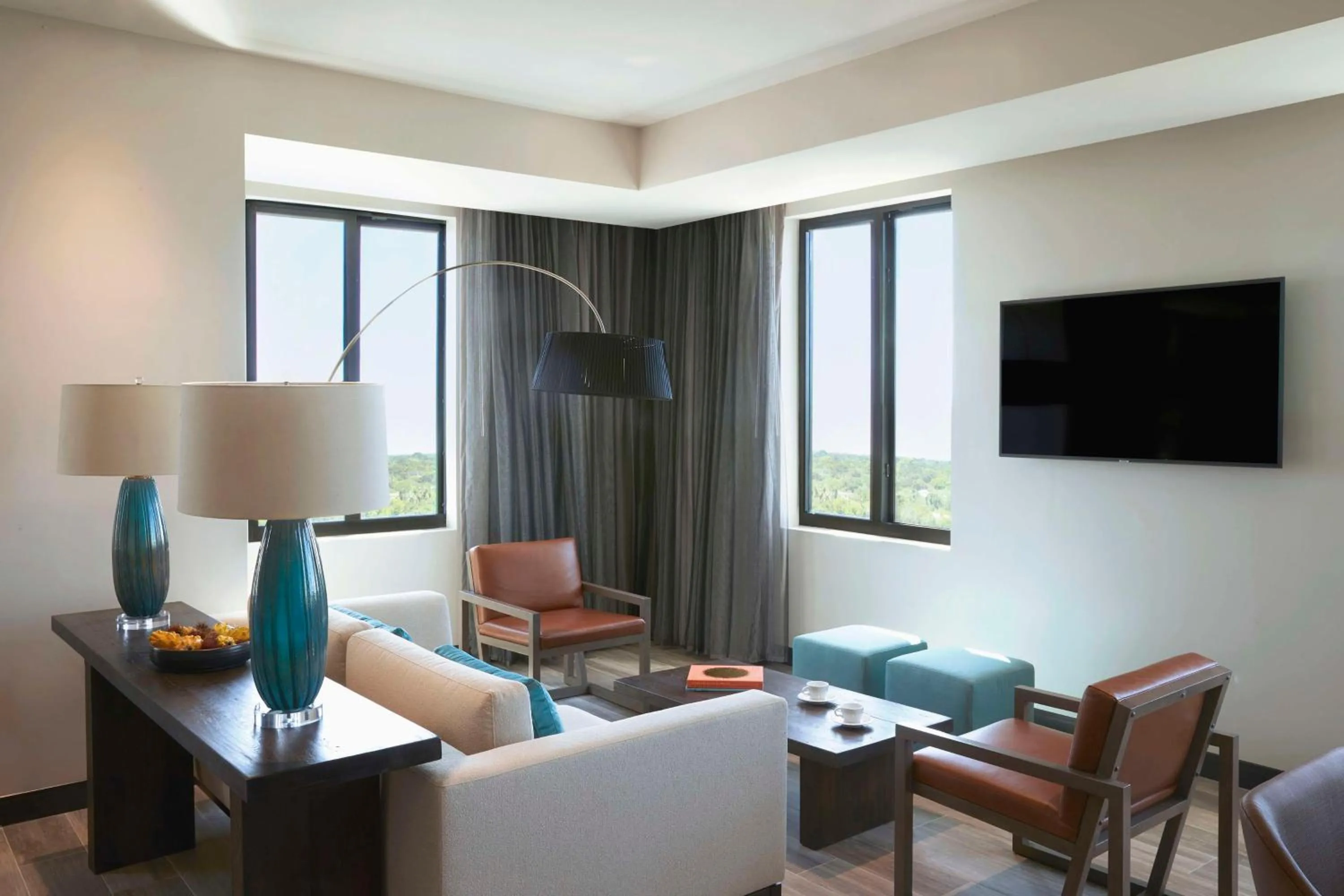 Living room in THesis Hotel Miami Coral Gables, Curio Collection by Hilton