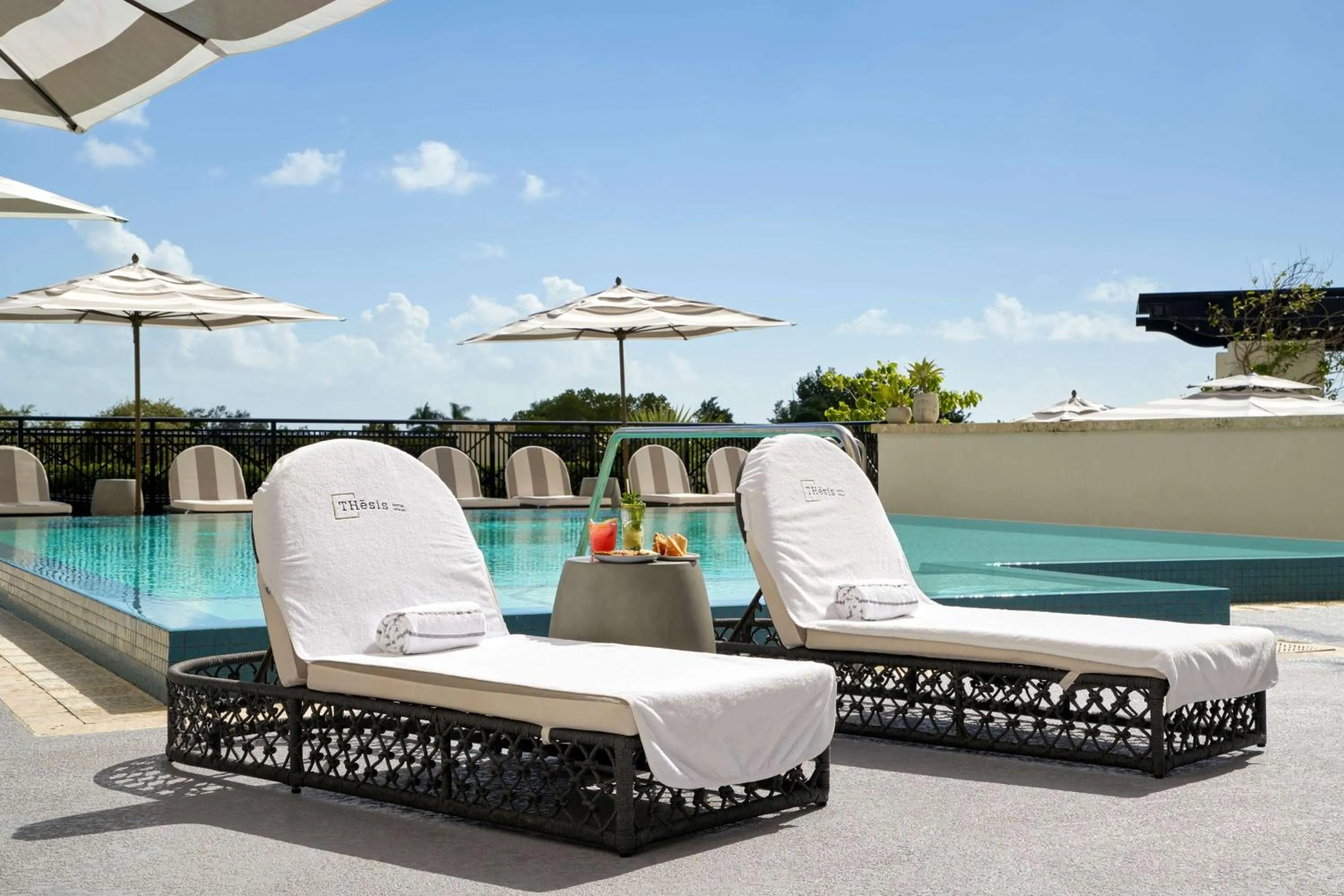 Pool view in THesis Hotel Miami Coral Gables, Curio Collection by Hilton
