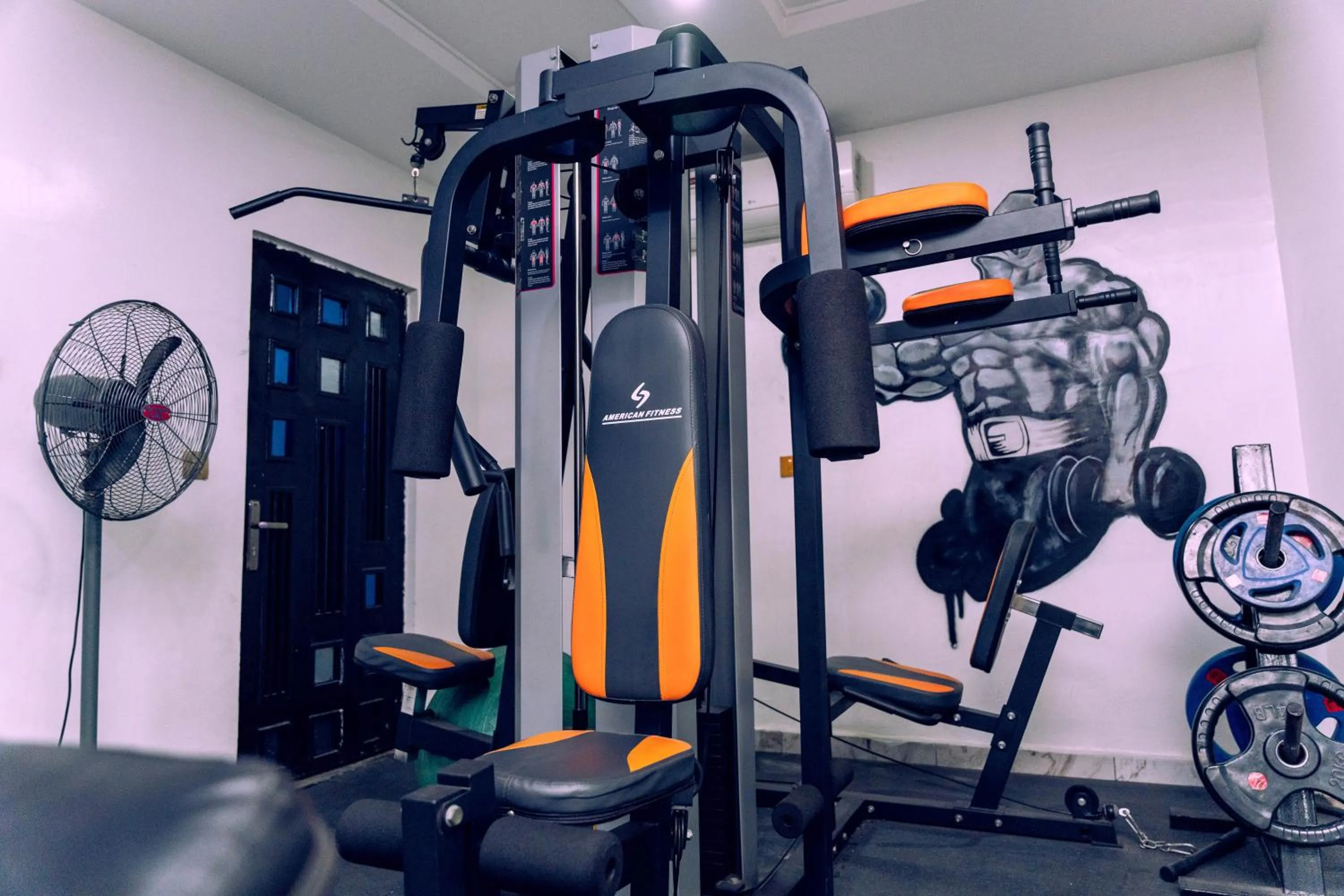 Fitness centre/facilities in 247 Luxury Hotel