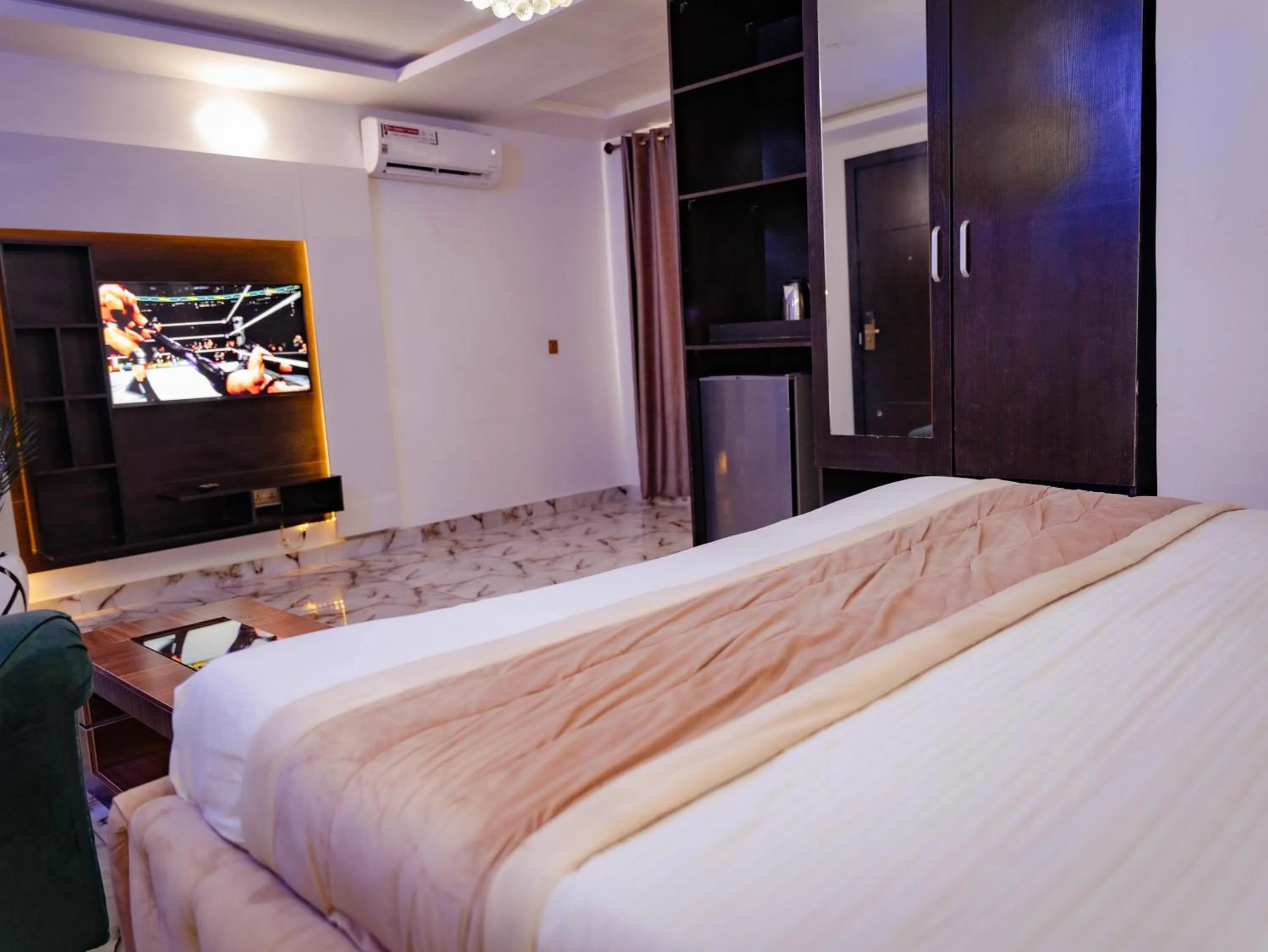 Bed in 247 Luxury Hotel