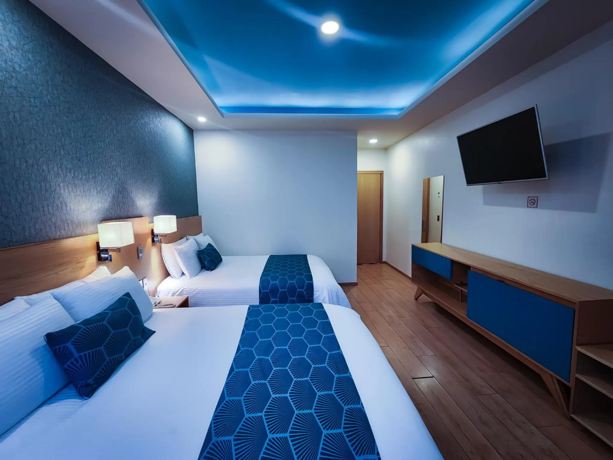 Bed in HOTEL AZUL AGAVE