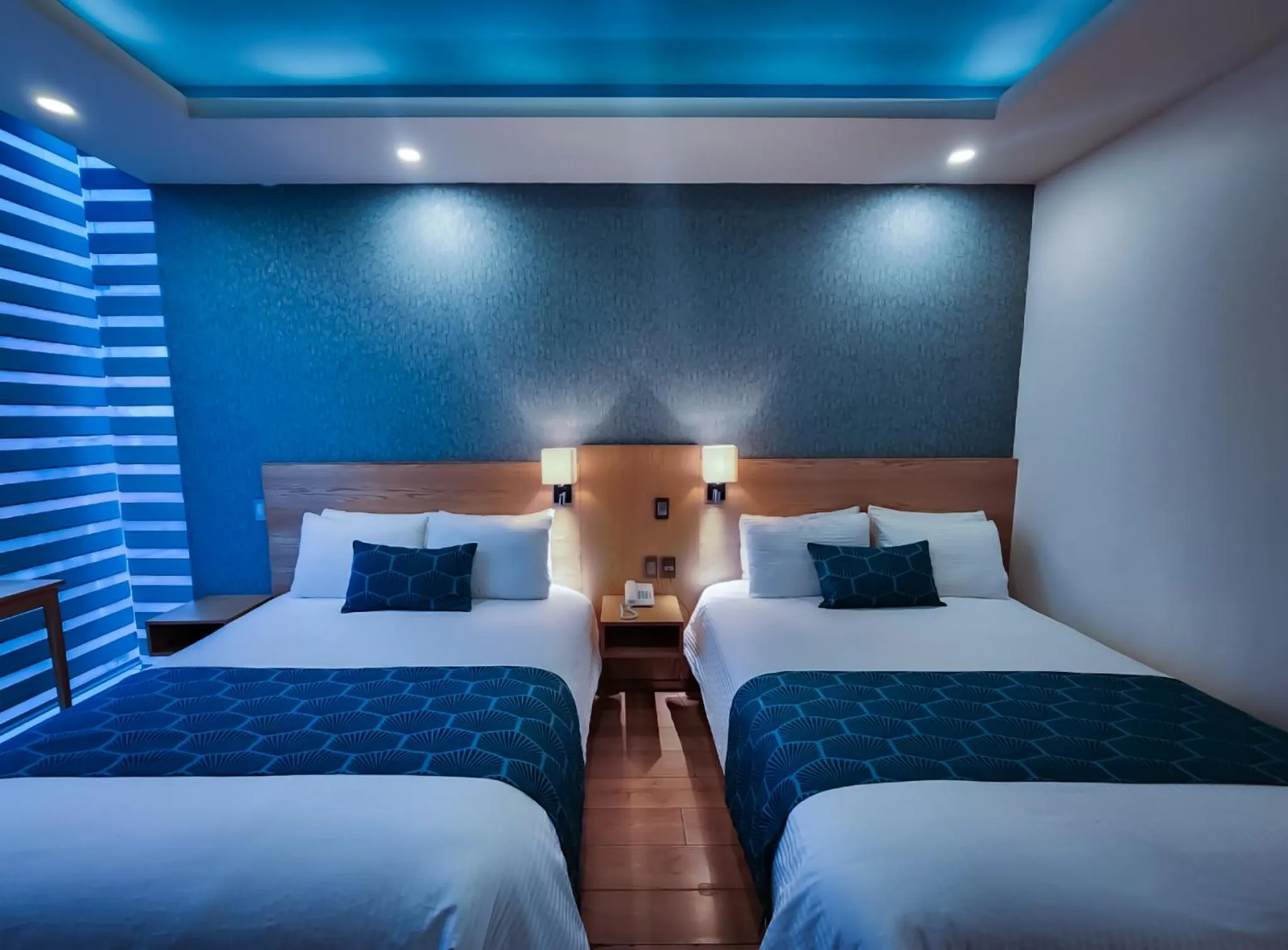 Bed in HOTEL AZUL AGAVE