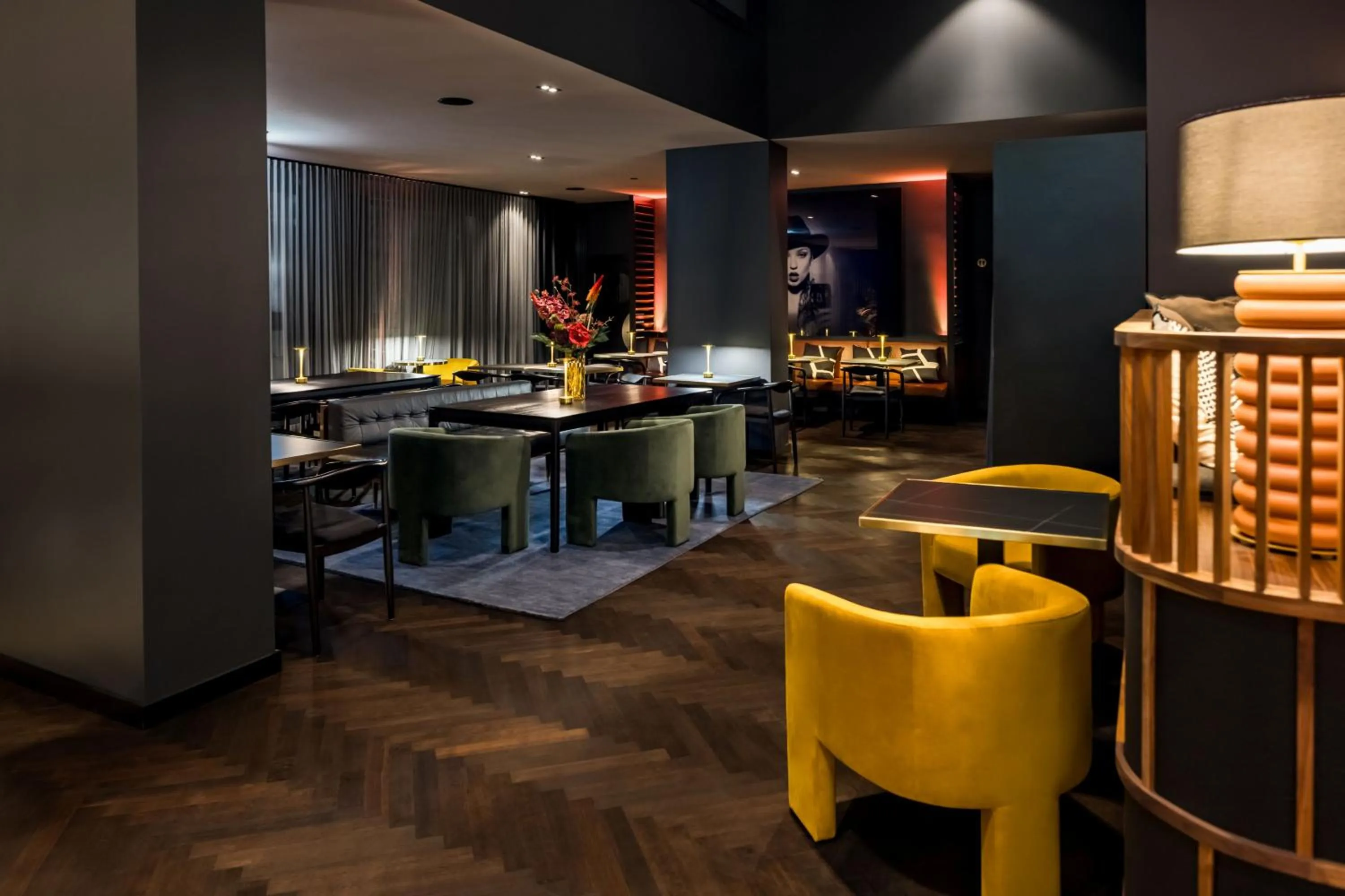 Seating area in Hotel AMANO Düsseldorf