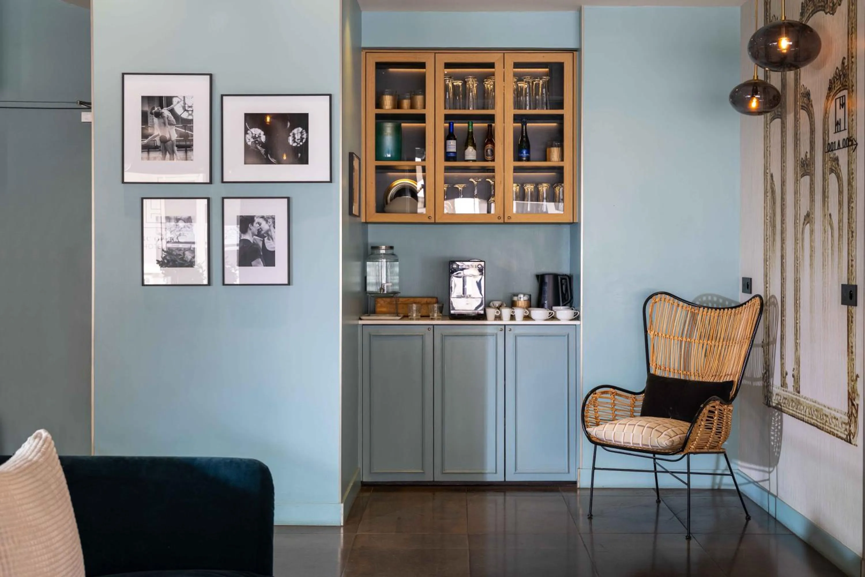 Lobby or reception in Lyric Hotel Paris Opera