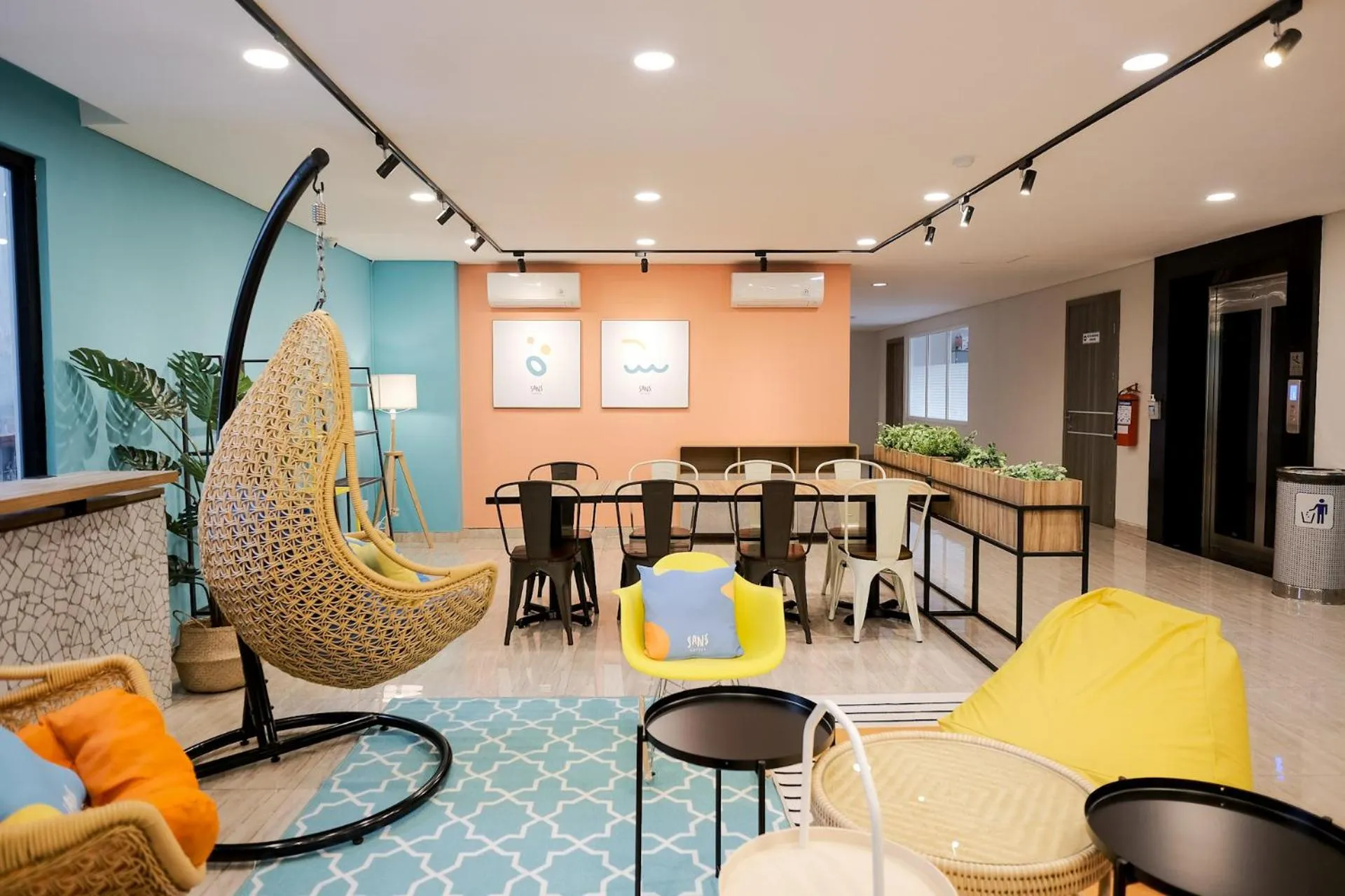 Floor plan in Sans Hotel Puri Indah Jakarta