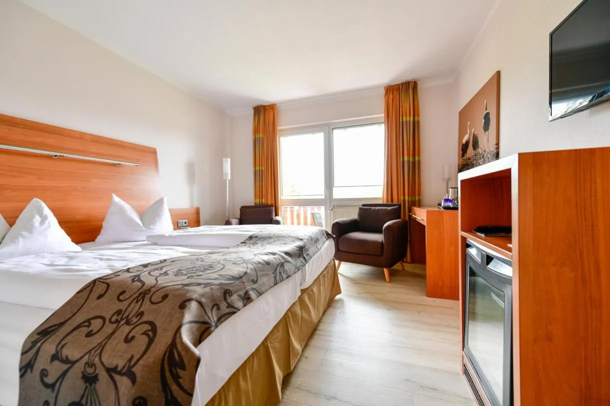 Photo of the whole room, Bed in Landhotel Burg im Spreewald - Resort & Spa