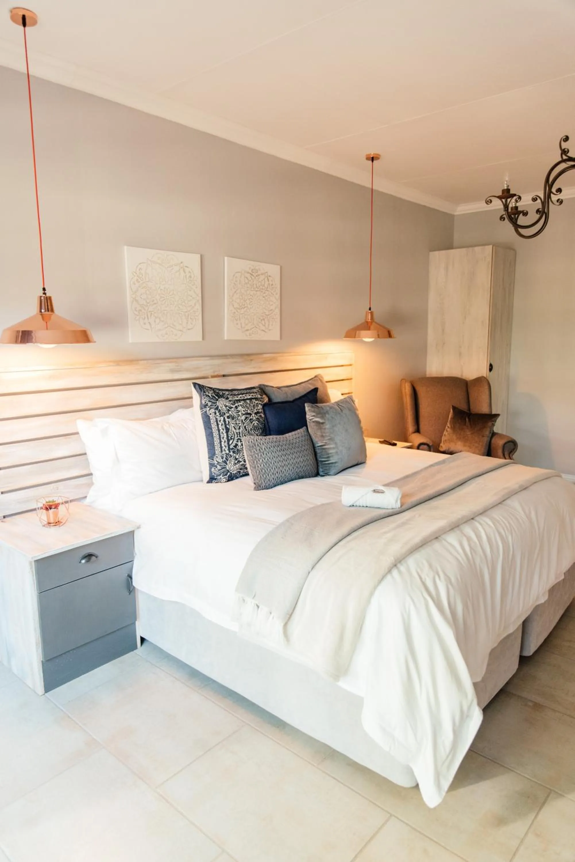 Bed in The Perfect Corner Guesthouse