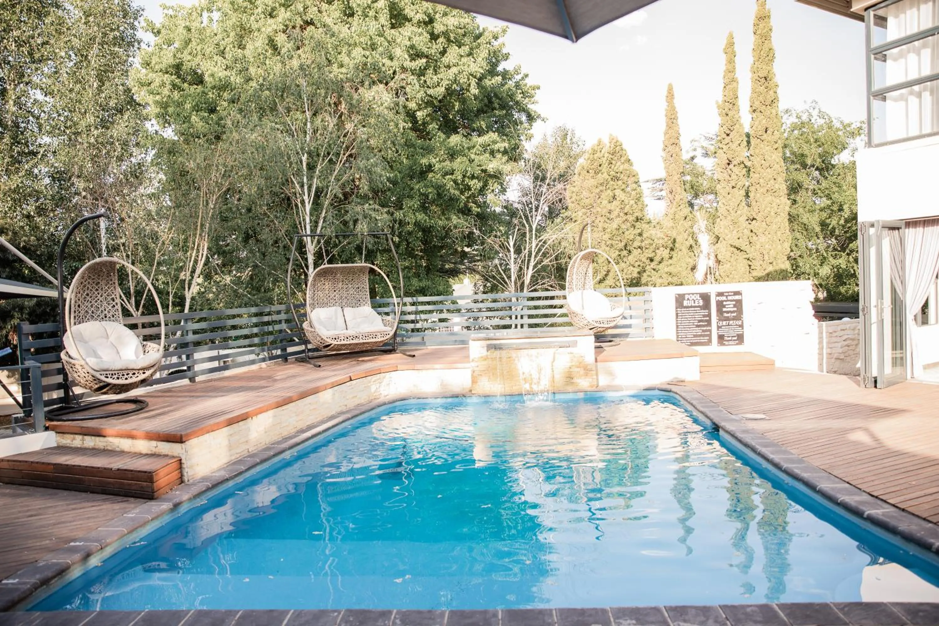 Patio in The Perfect Corner Guesthouse