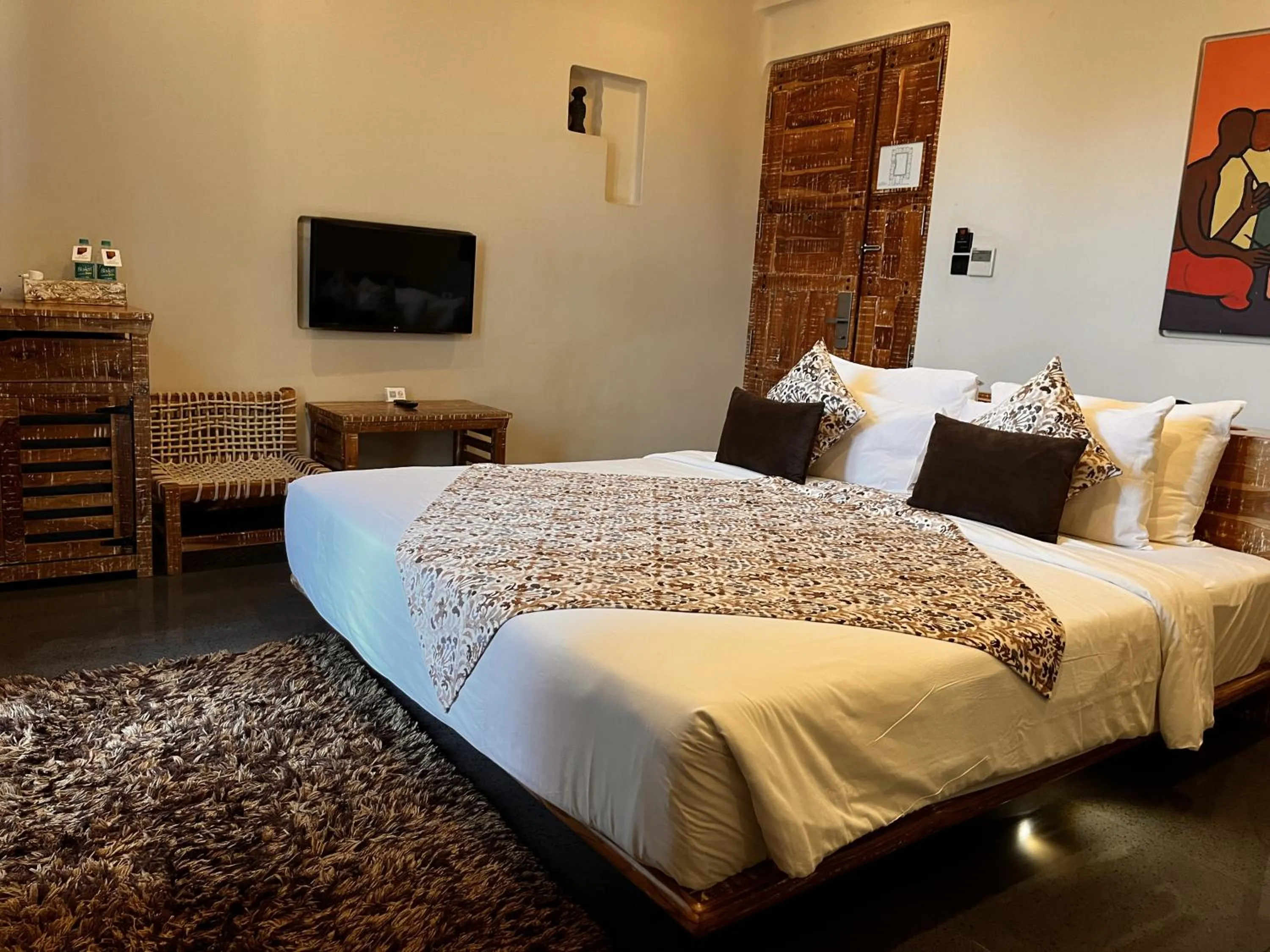 Bedroom, Bed in 3102bce - A Vedic Resort