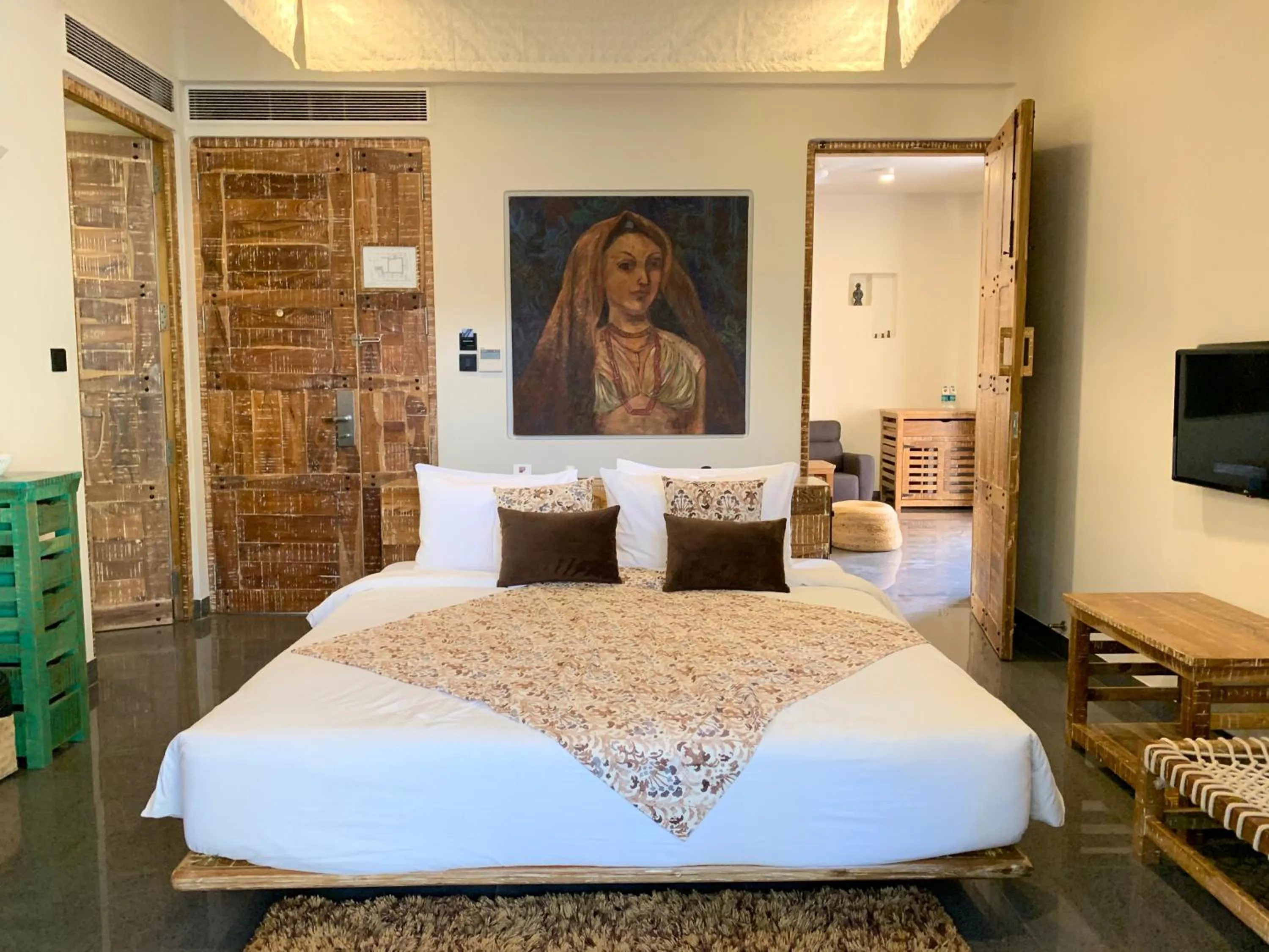 Bedroom, Bed in 3102bce - A Vedic Resort