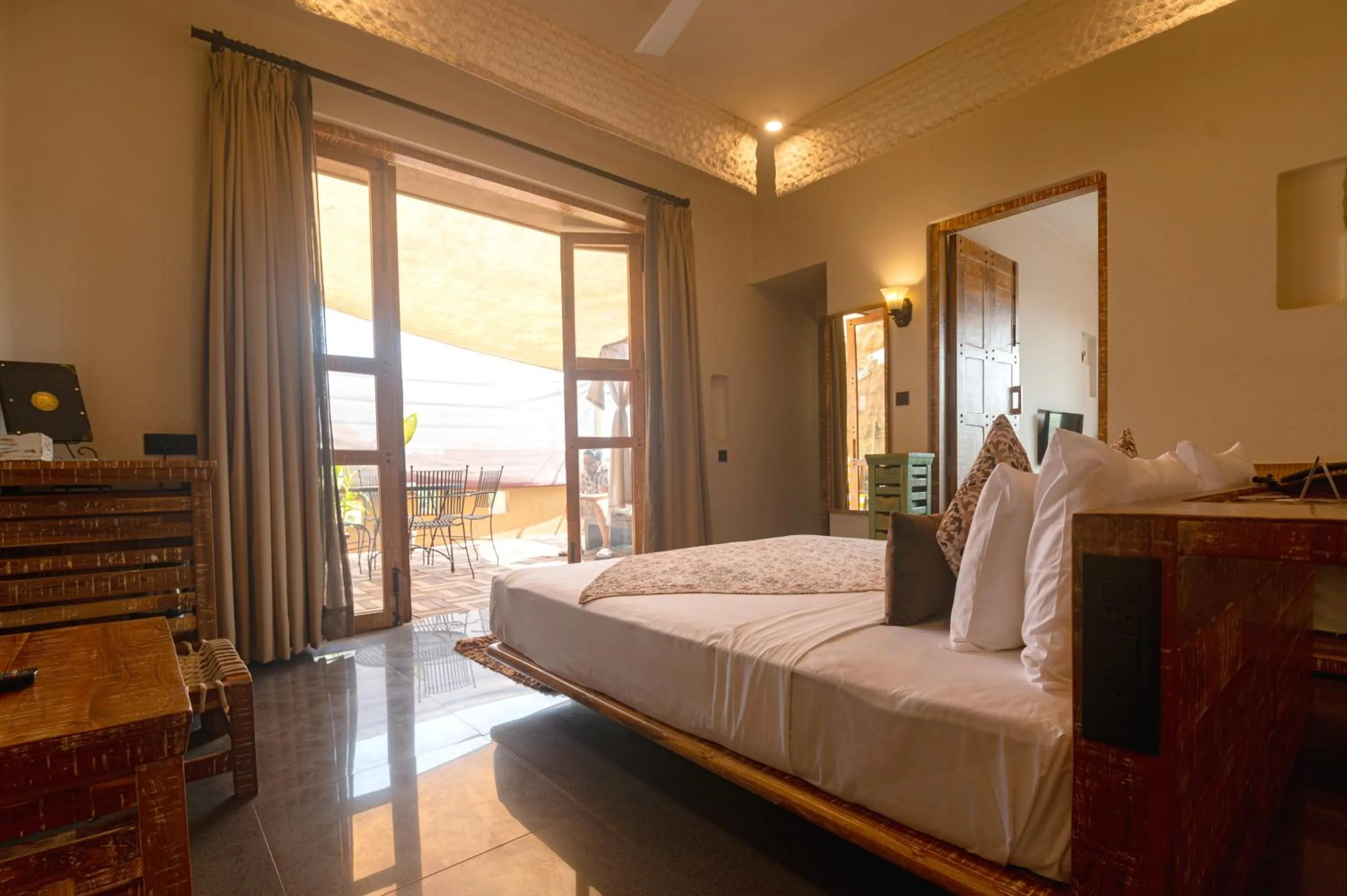 Bedroom, Bed in 3102bce - A Vedic Resort