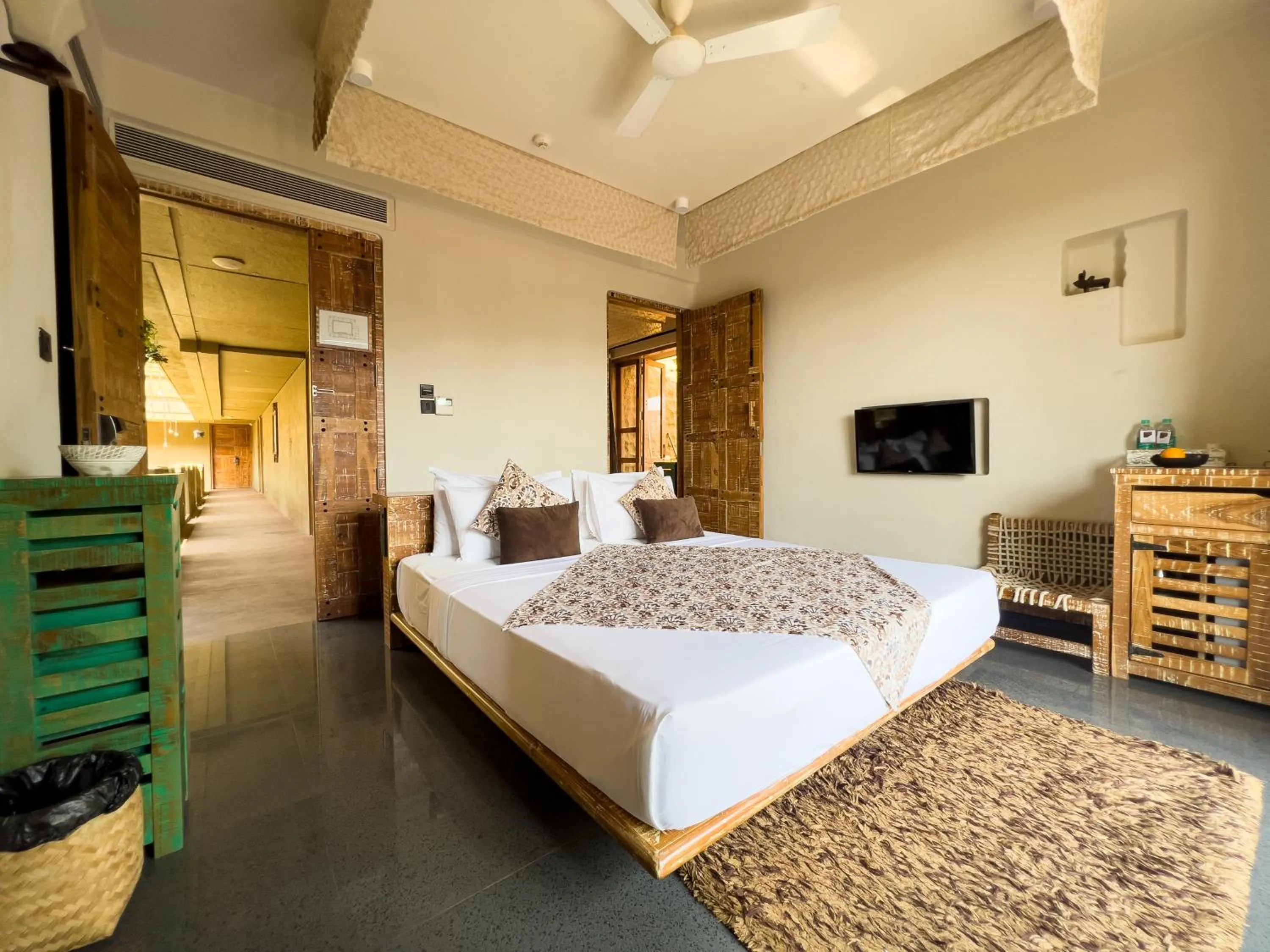 Bedroom, Bed in 3102bce - A Vedic Resort