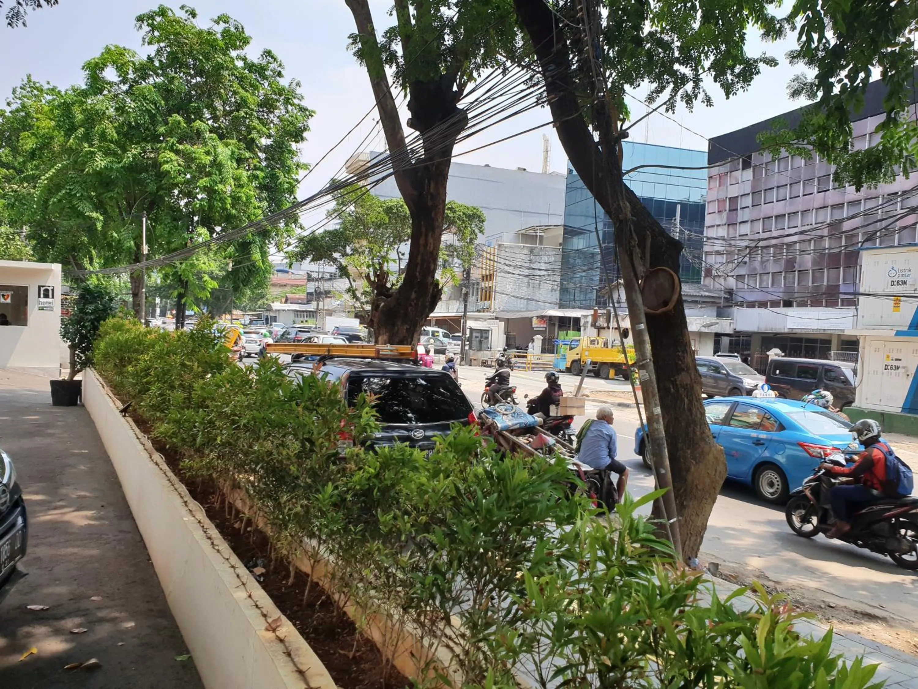 Garden view in N3 Zainul Arifin Hotel