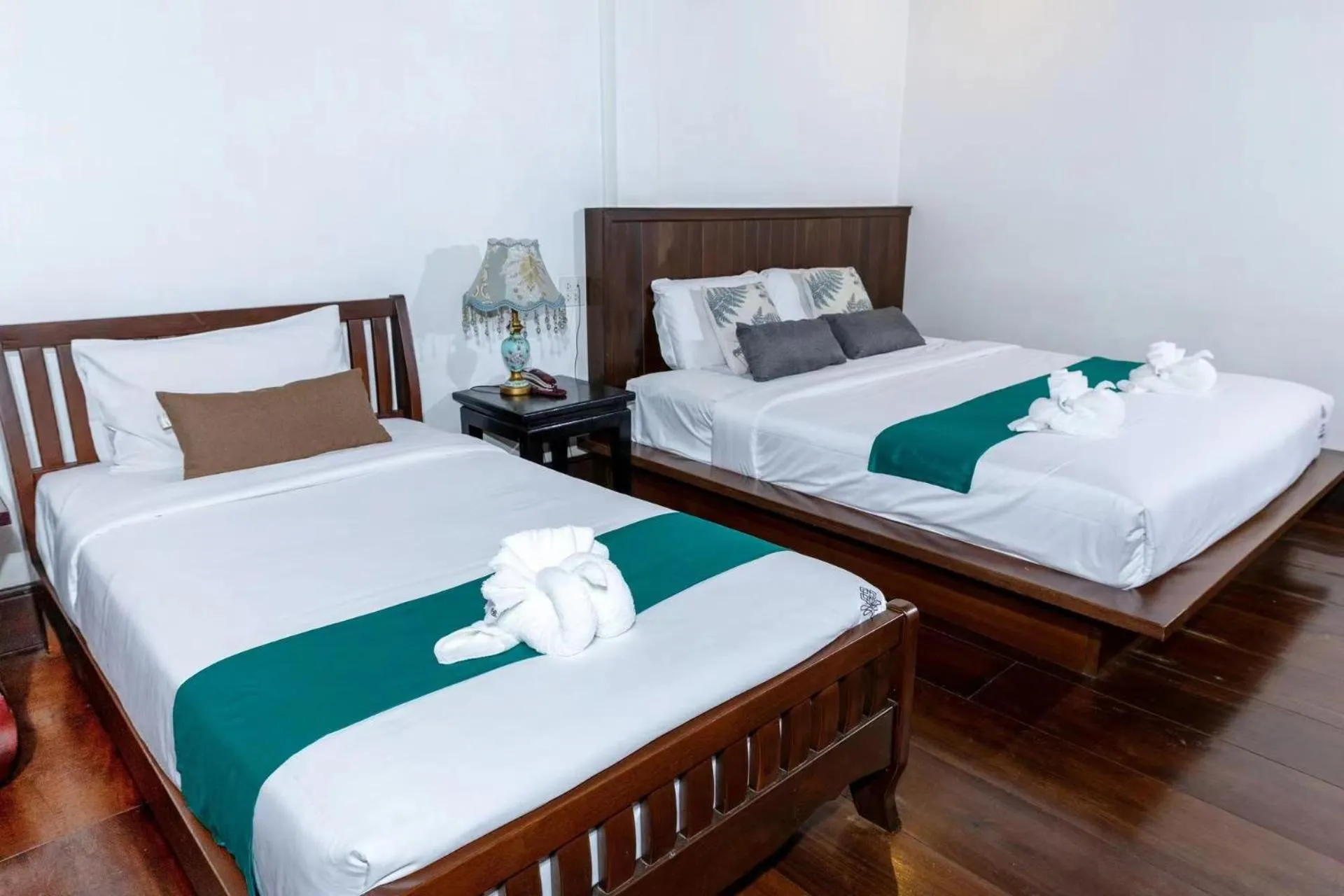 Bed in Alana Luang Prabang