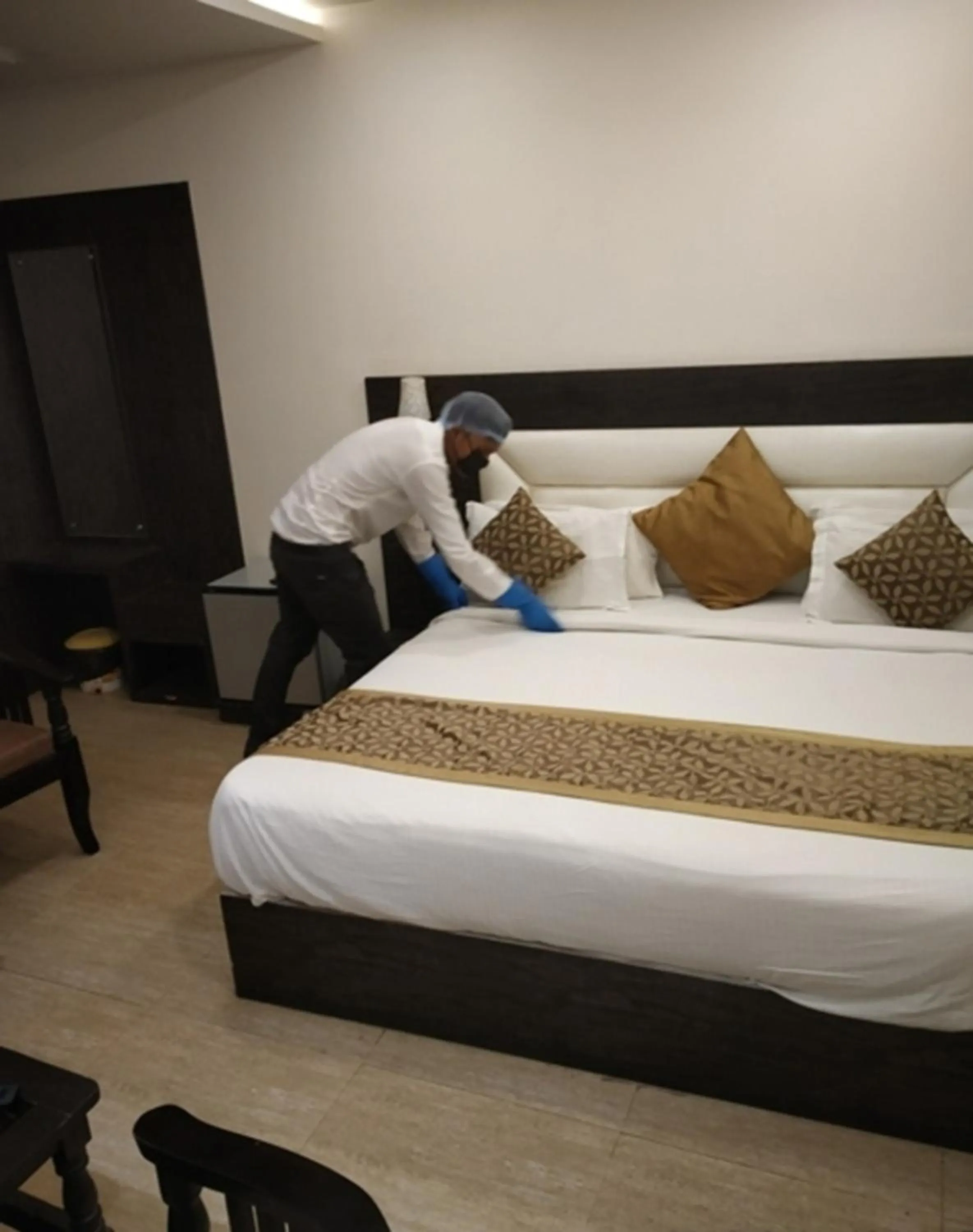 Bed in HOTEL VINAYAK