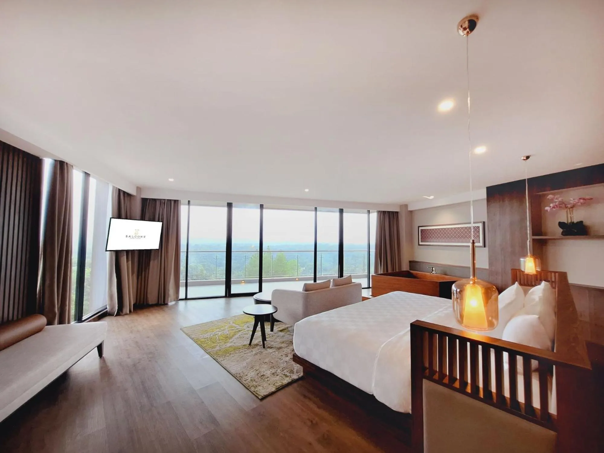 Photo of the whole room, Bed in The Balcone Suites & Resort