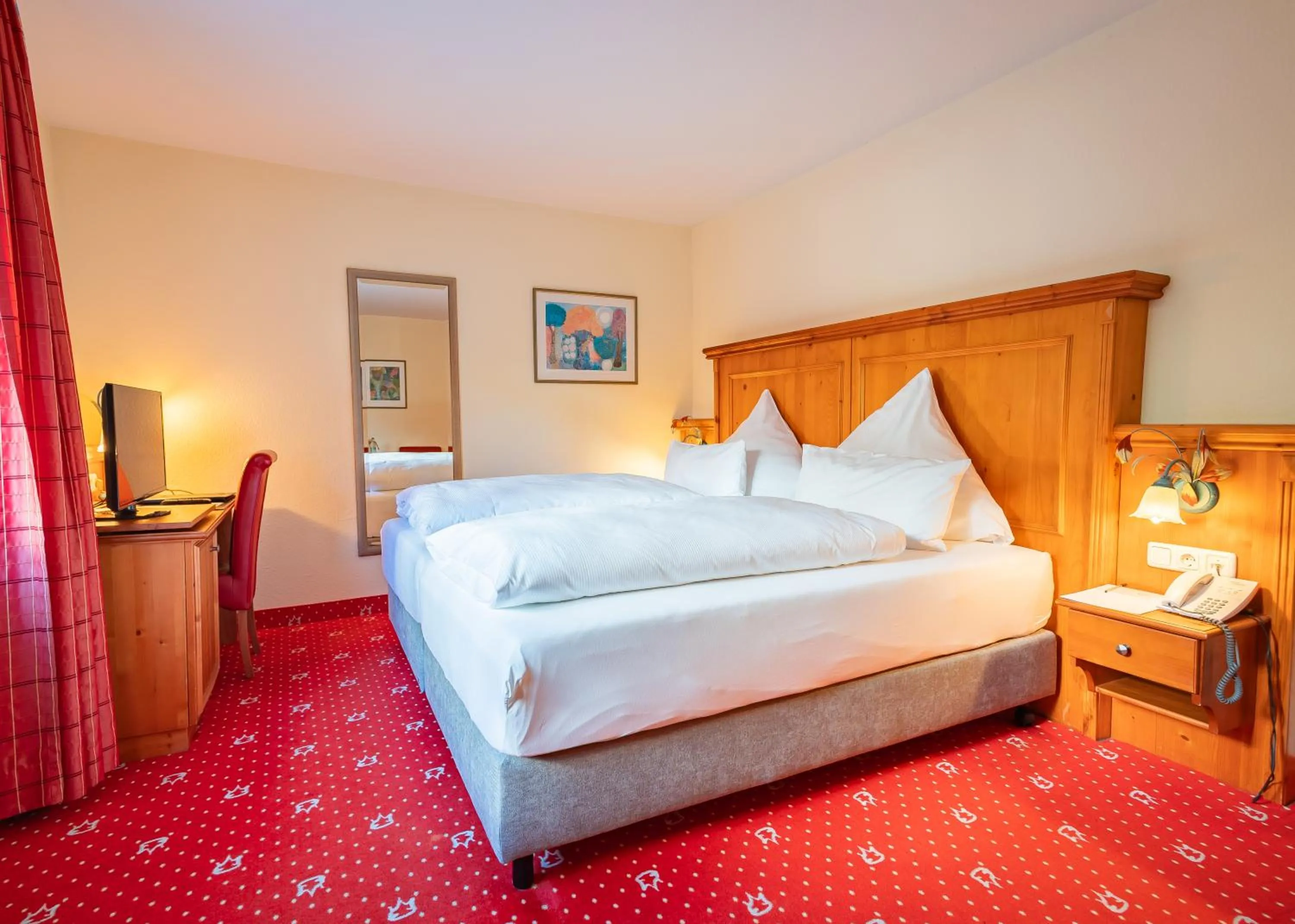 Bed in Alpenhotel Kronprinz