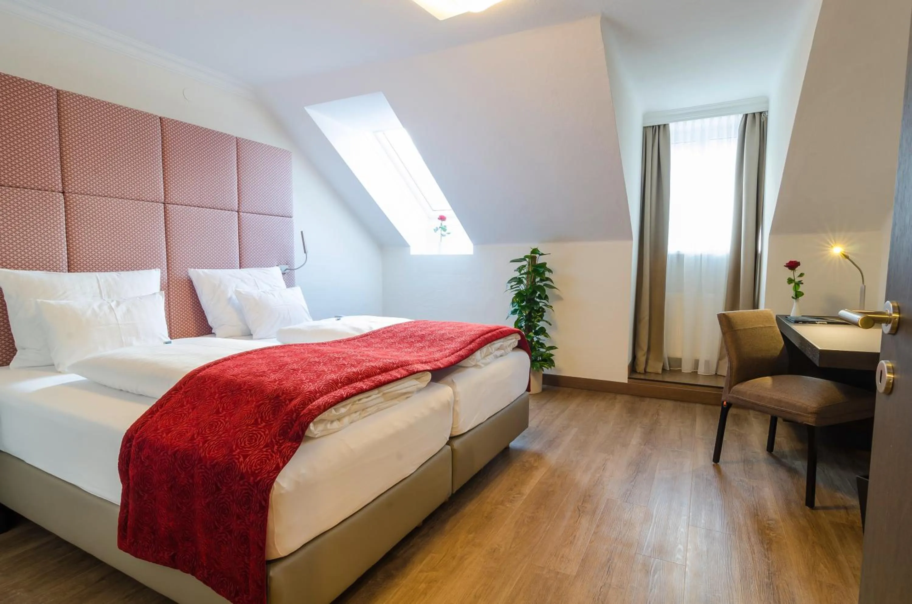 Bed in Gasthof Goldener Fisch