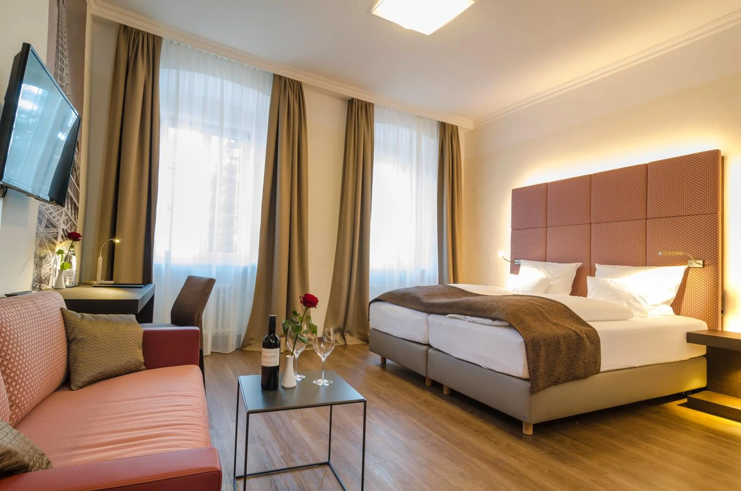 Bed in Gasthof Goldener Fisch