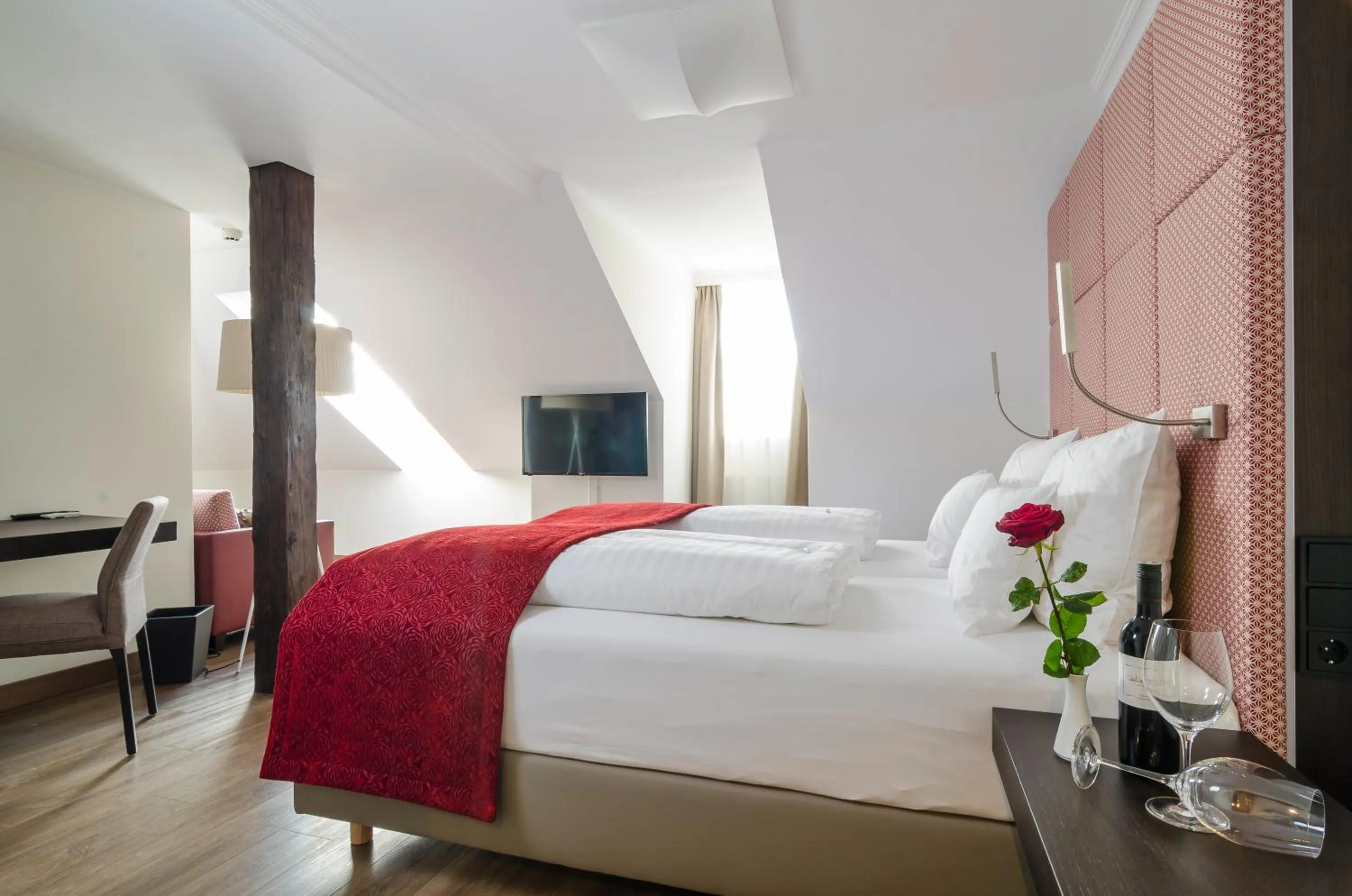 Bed in Gasthof Goldener Fisch