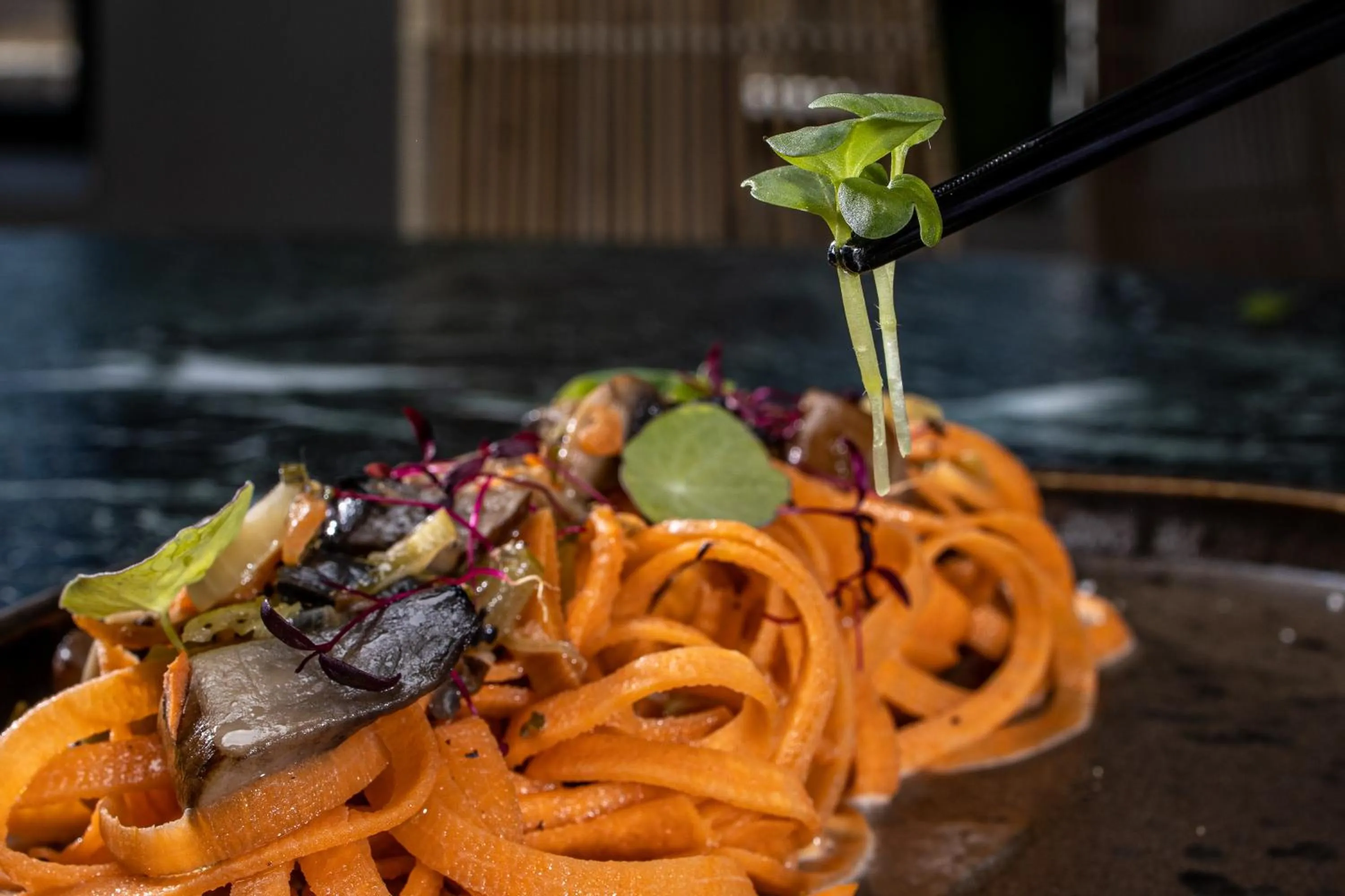 Restaurant/places to eat in Koukoumi Vegan Boutique Hotel