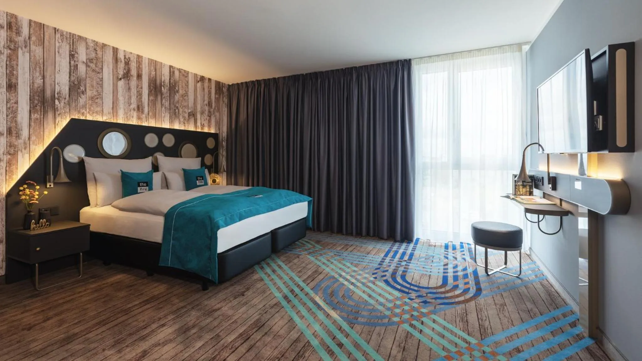 Photo of the whole room, Bed in Holiday Inn - the niu, Brass Munich Olympiapark by IHG