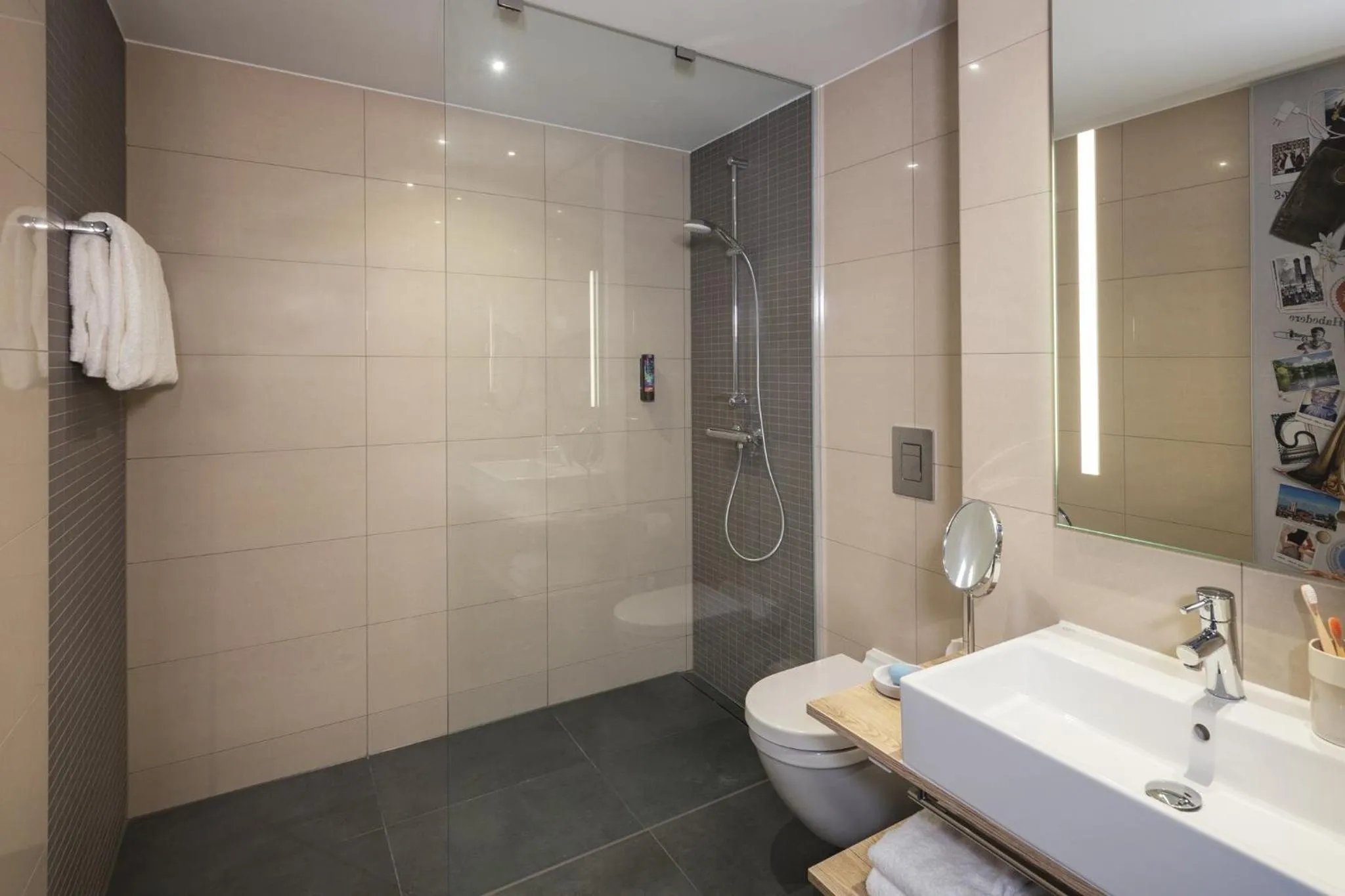 Bathroom in Holiday Inn - the niu, Brass Munich Olympiapark by IHG