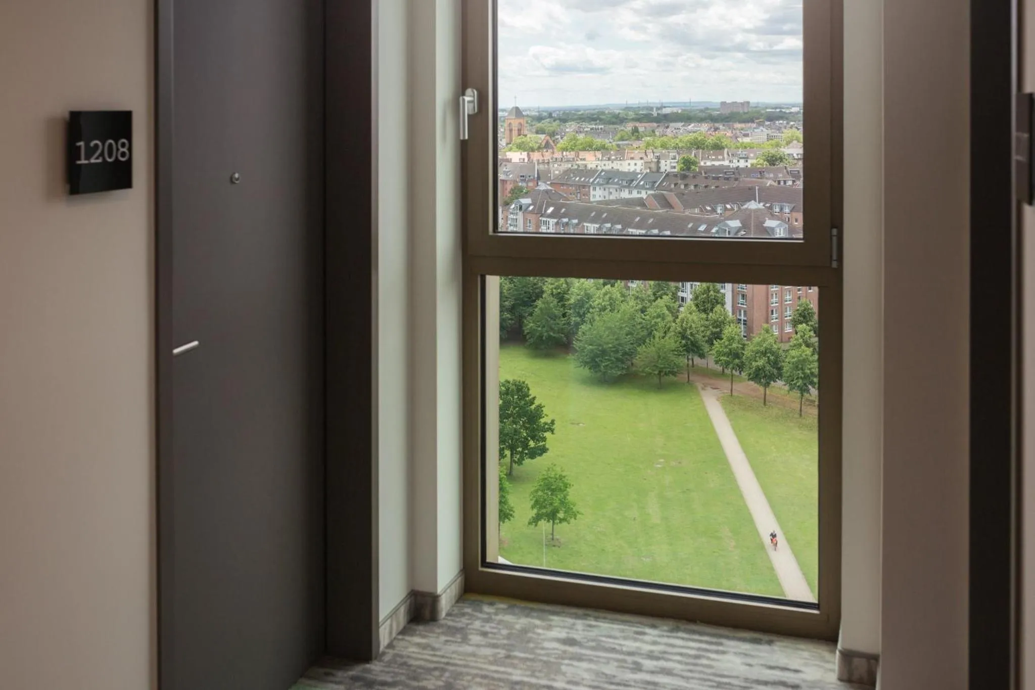 Decorative detail in Holiday Inn - the niu Tab Dusseldorf Main Station by IHG