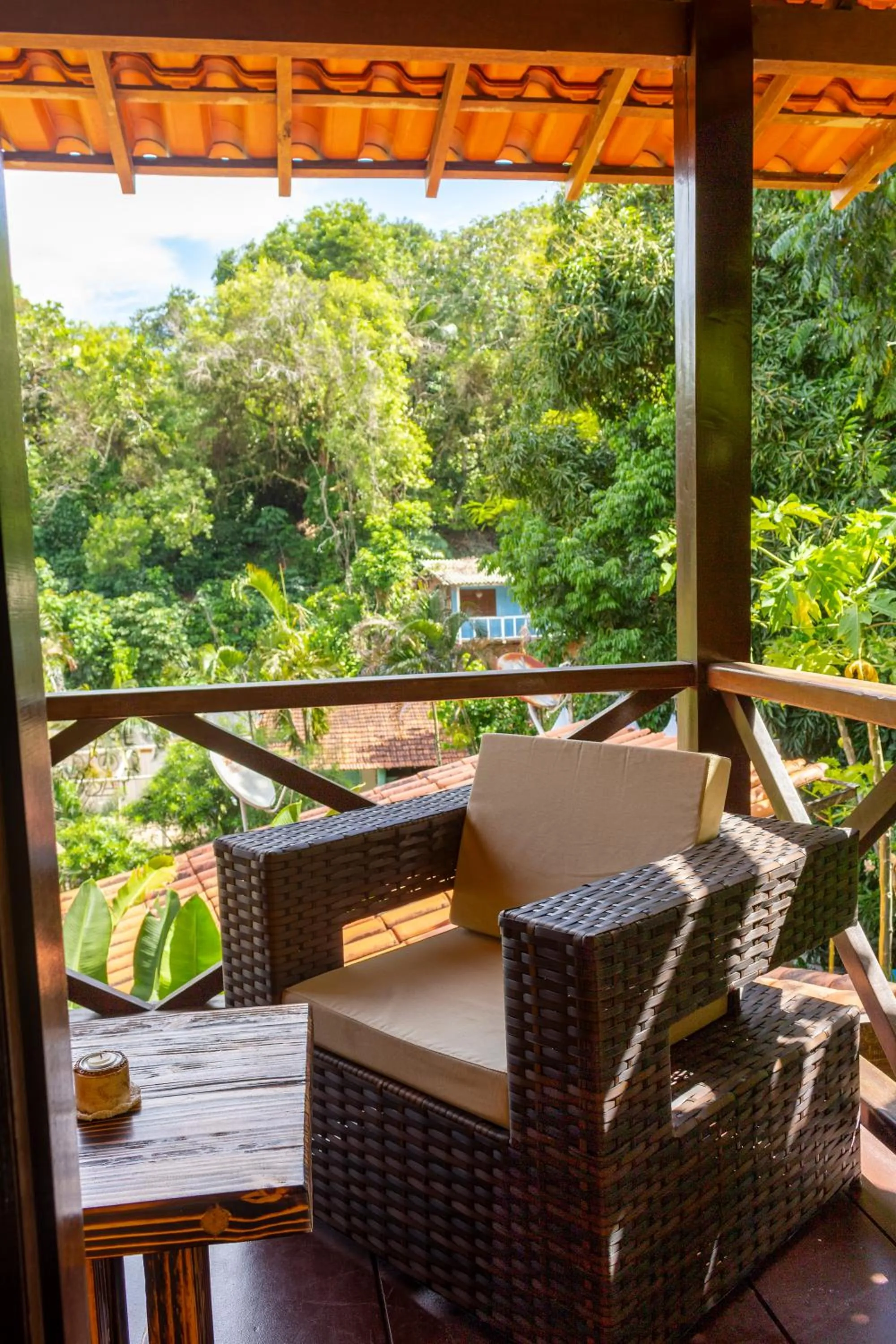 Balcony/Terrace in Pousada Aquarela