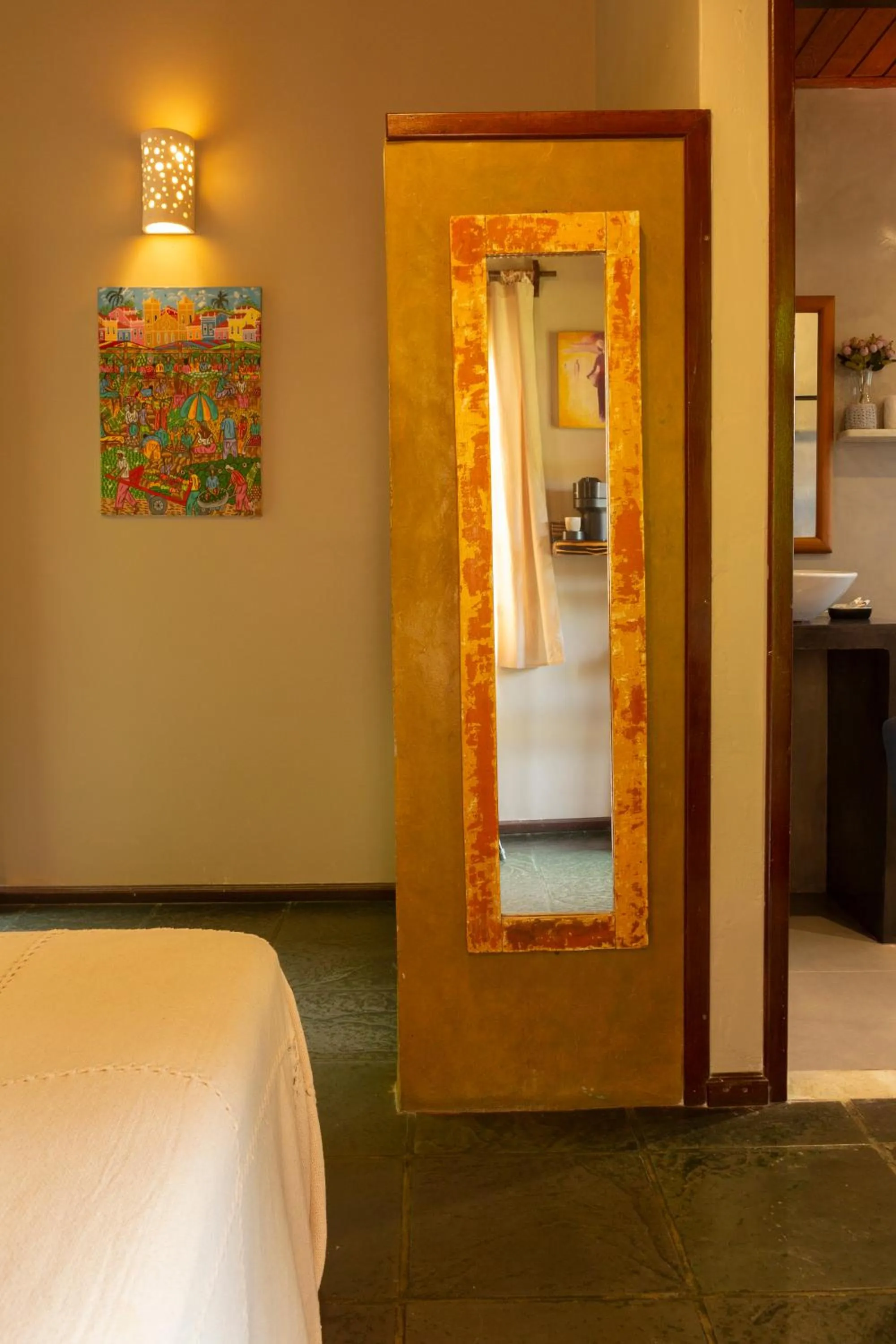 Bedroom, Bed in Pousada Aquarela