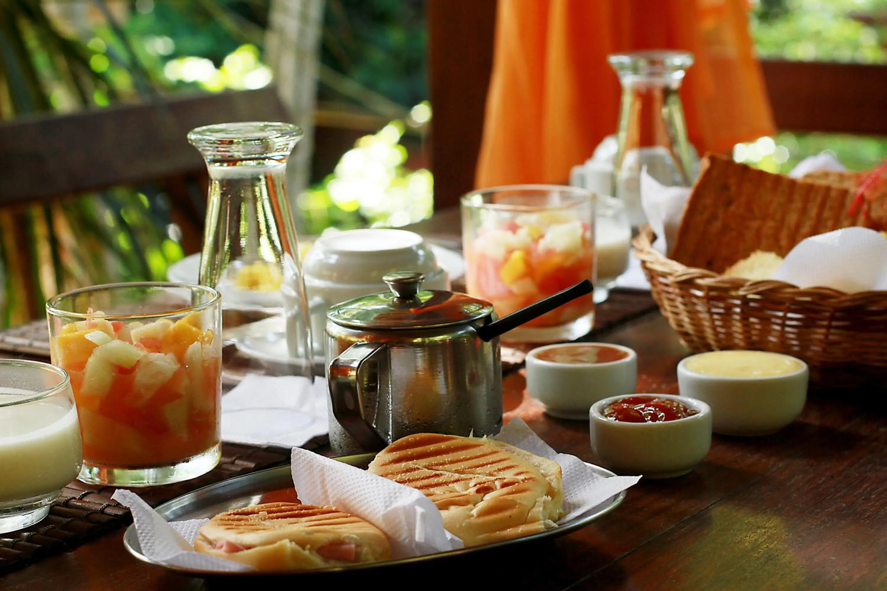 Food and drinks in Pousada Aquarela