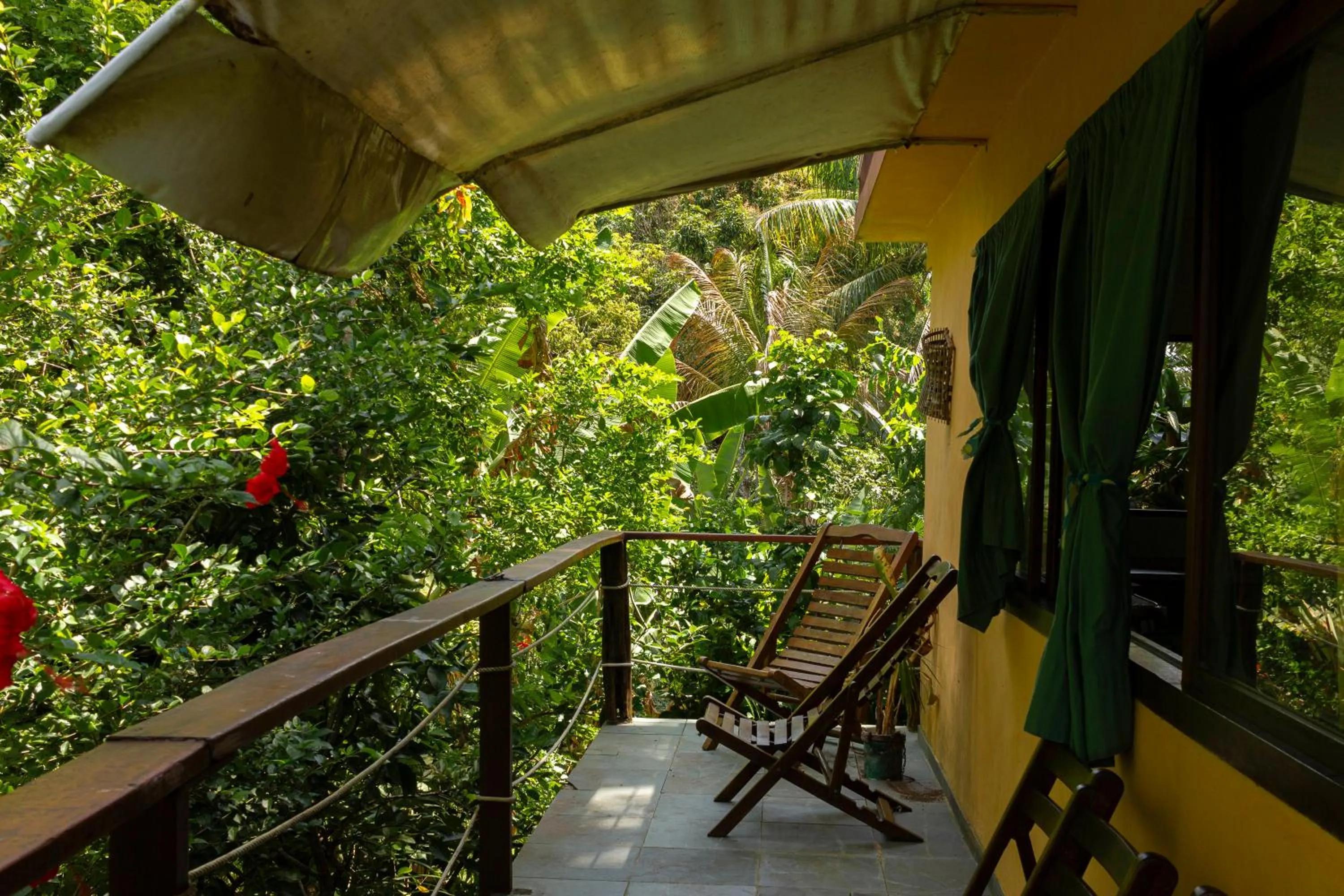 Balcony/Terrace in Pousada Aquarela