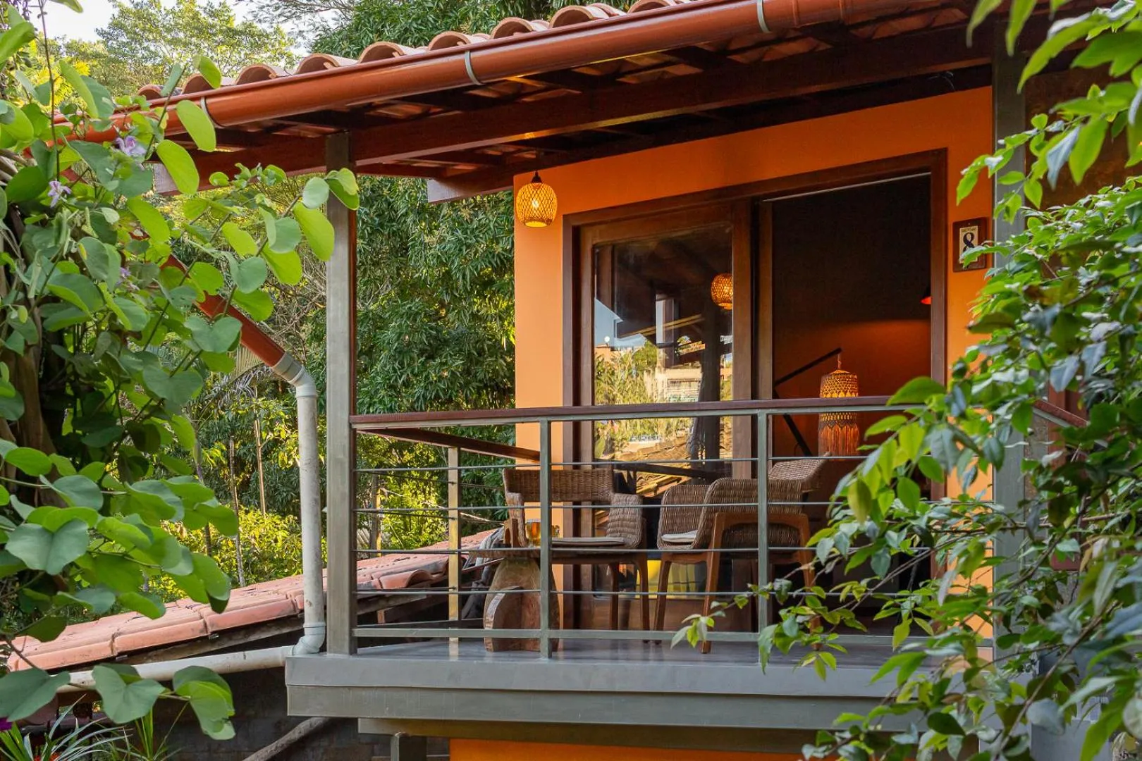 Balcony/Terrace in Pousada Aquarela