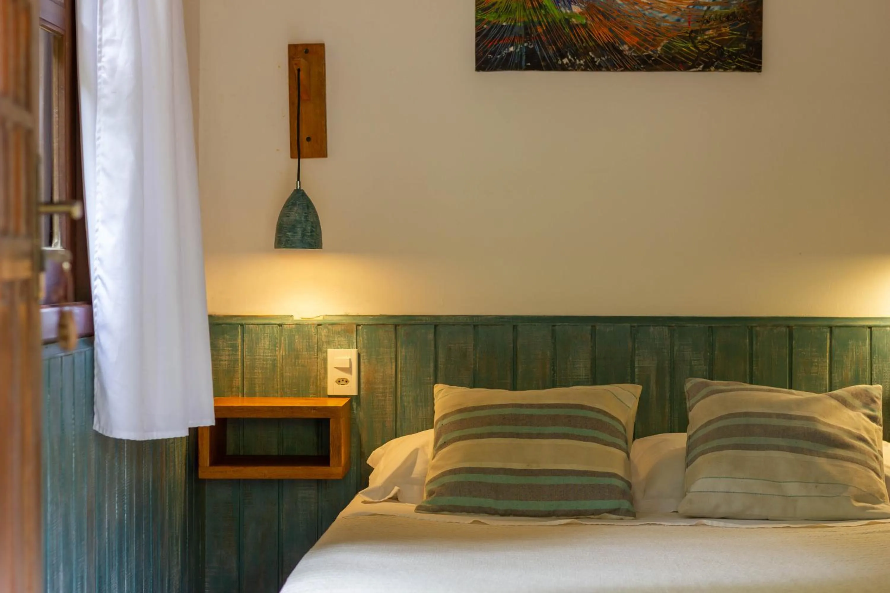 Bedroom, Bed in Pousada Aquarela