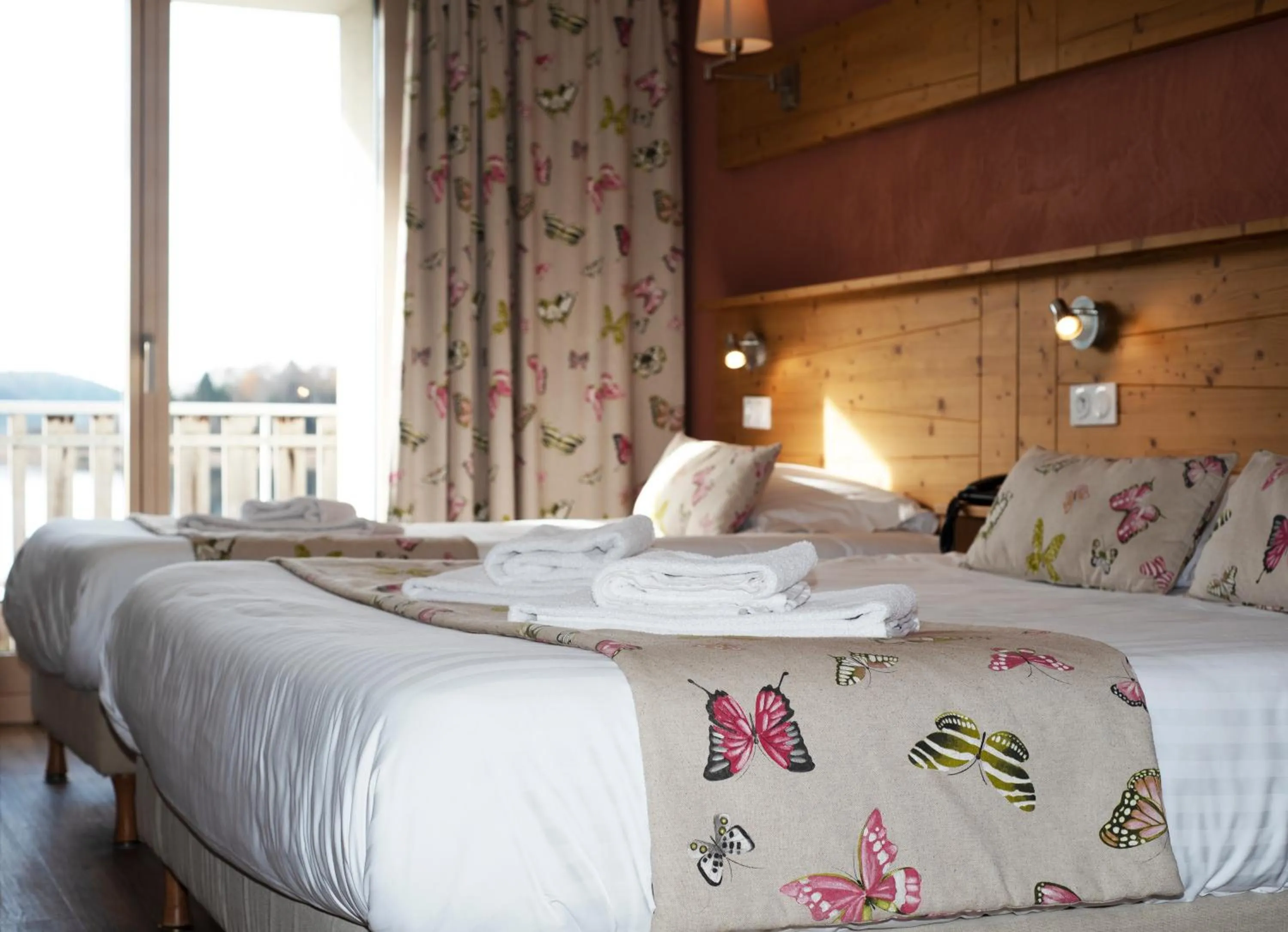 Bed in Hotel Lou Granva