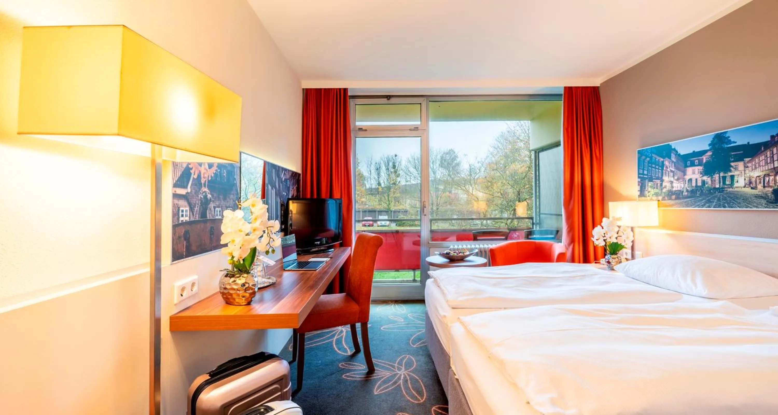 Bed in PLAZA INN Goslar