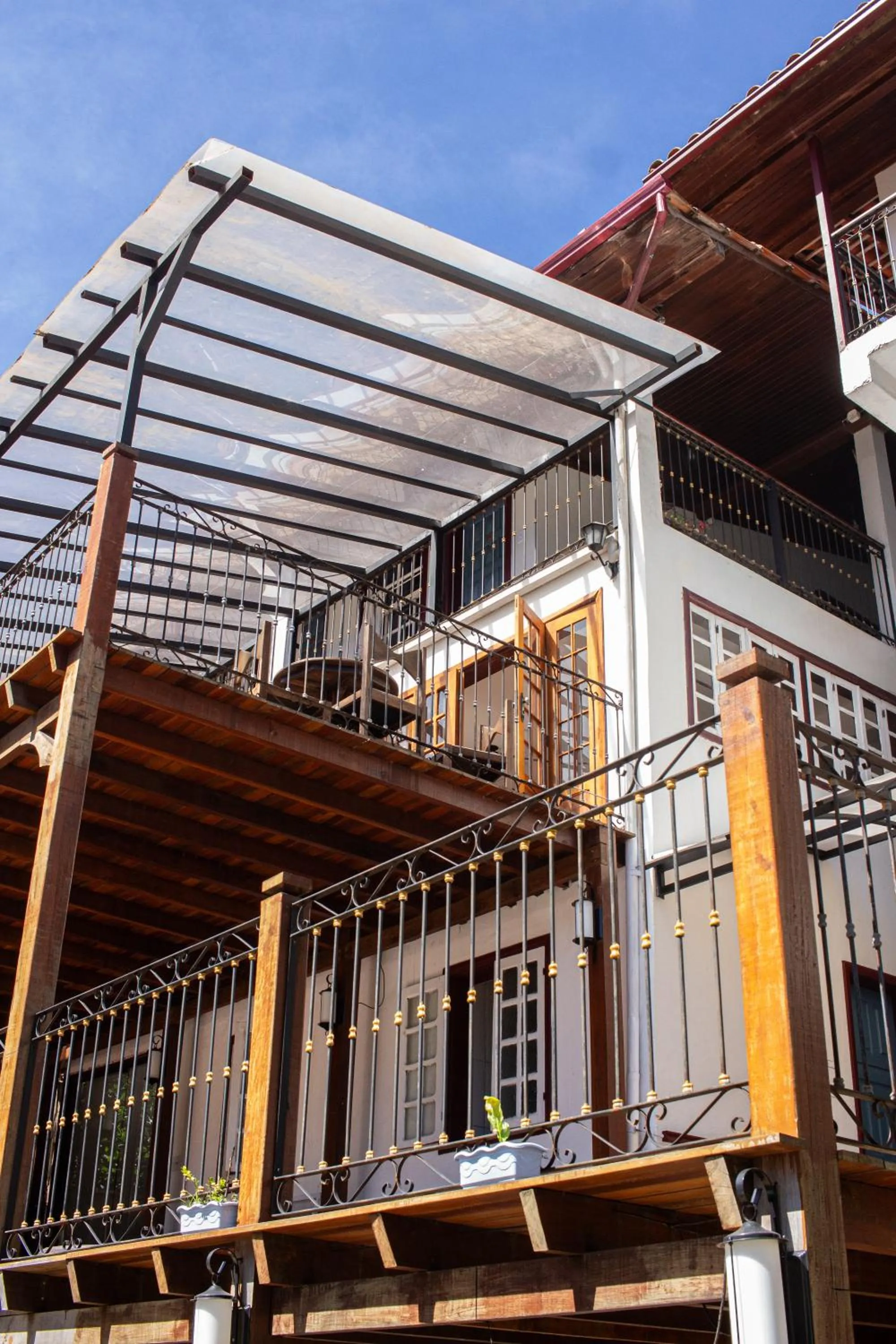 Balcony/Terrace in Hotel Pousada Arcádia Mineira