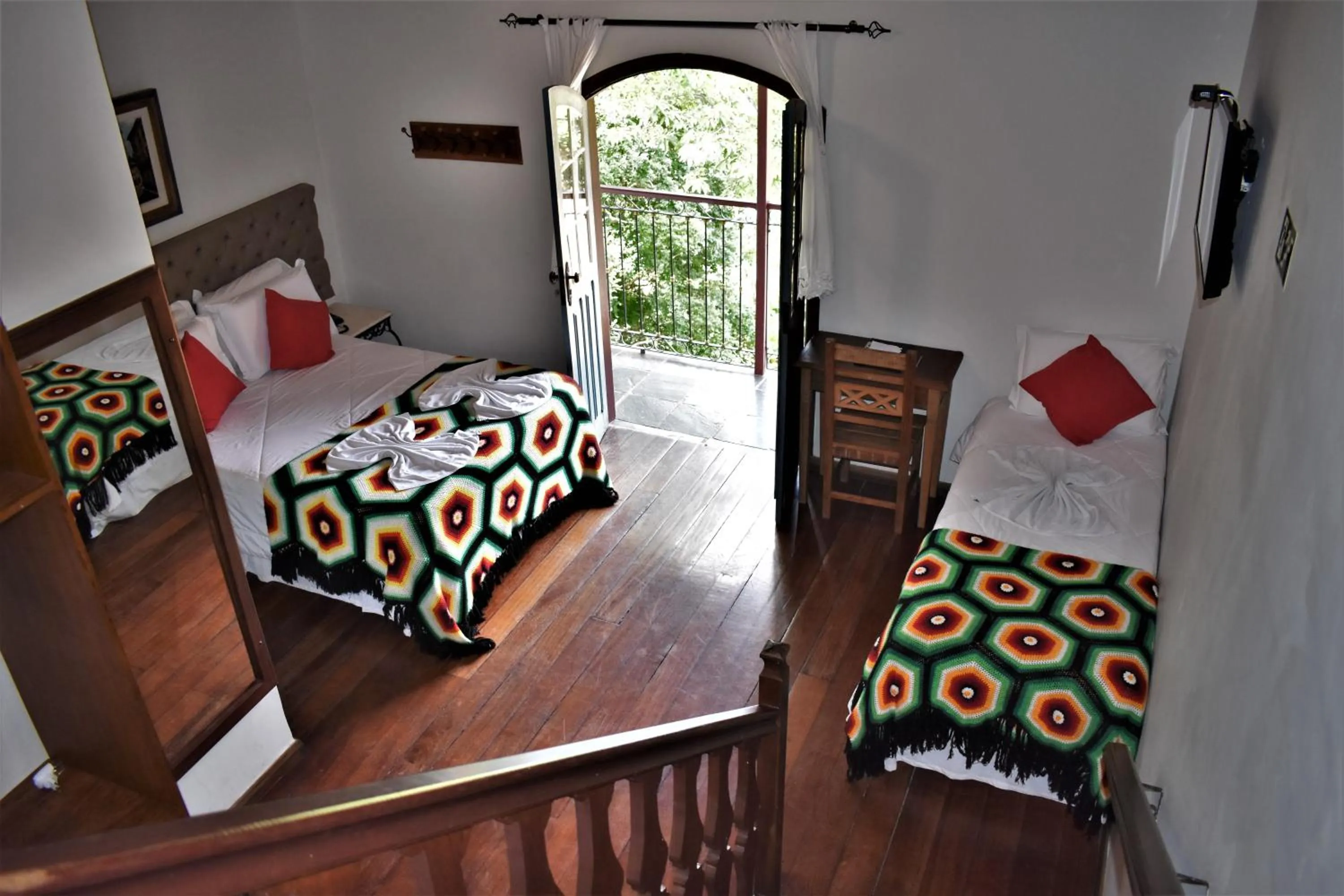 Bed in Hotel Pousada Arcádia Mineira