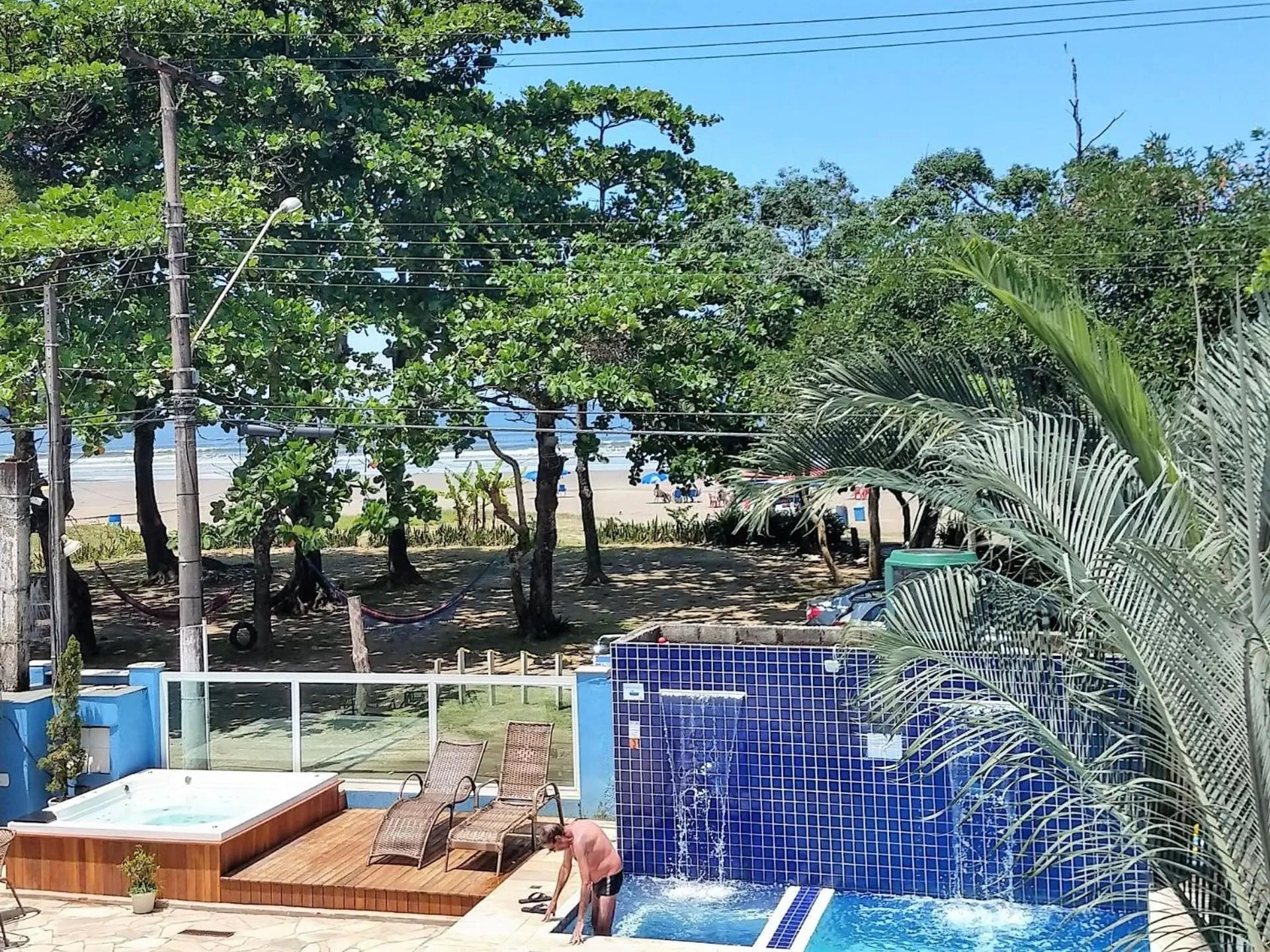 Pool view in Pousada Vistazul - Pé na Areia - Piscina Climatizada